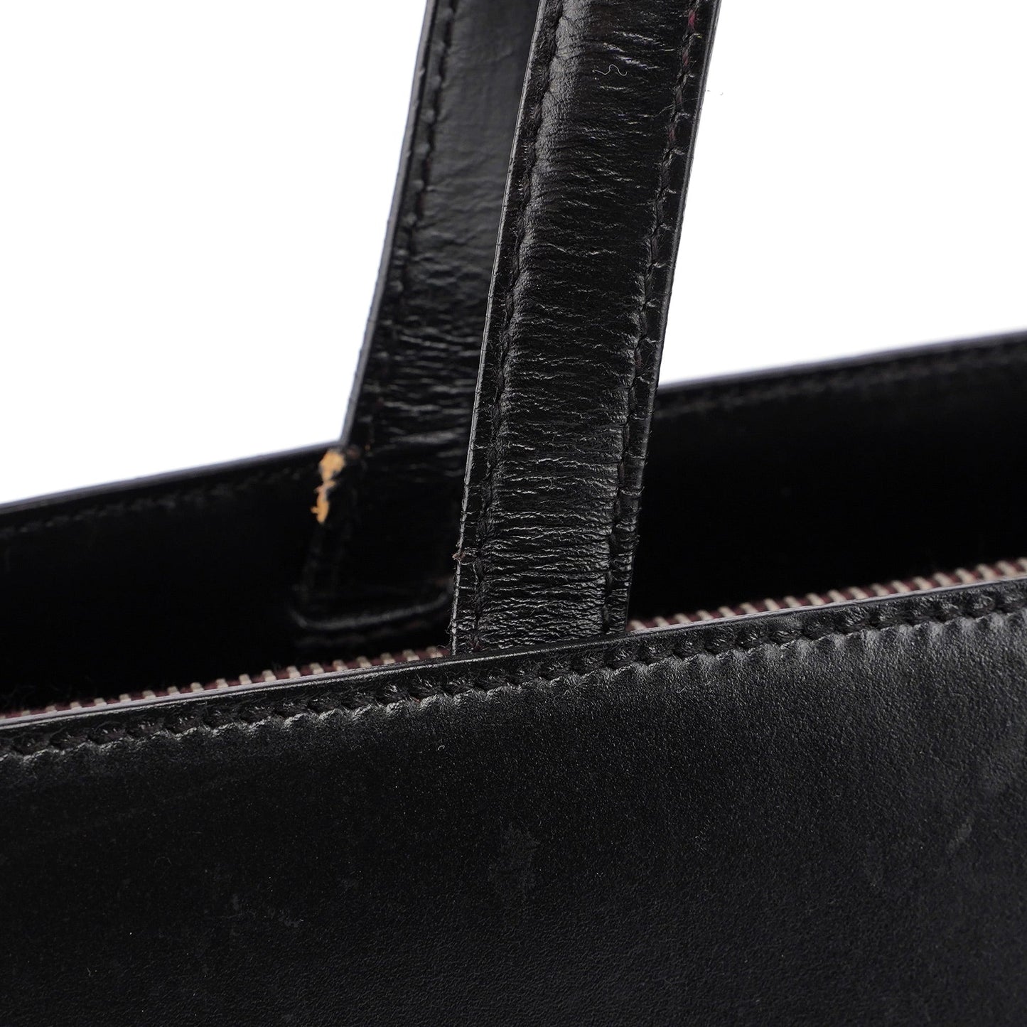 1995 Black Vitello Tote