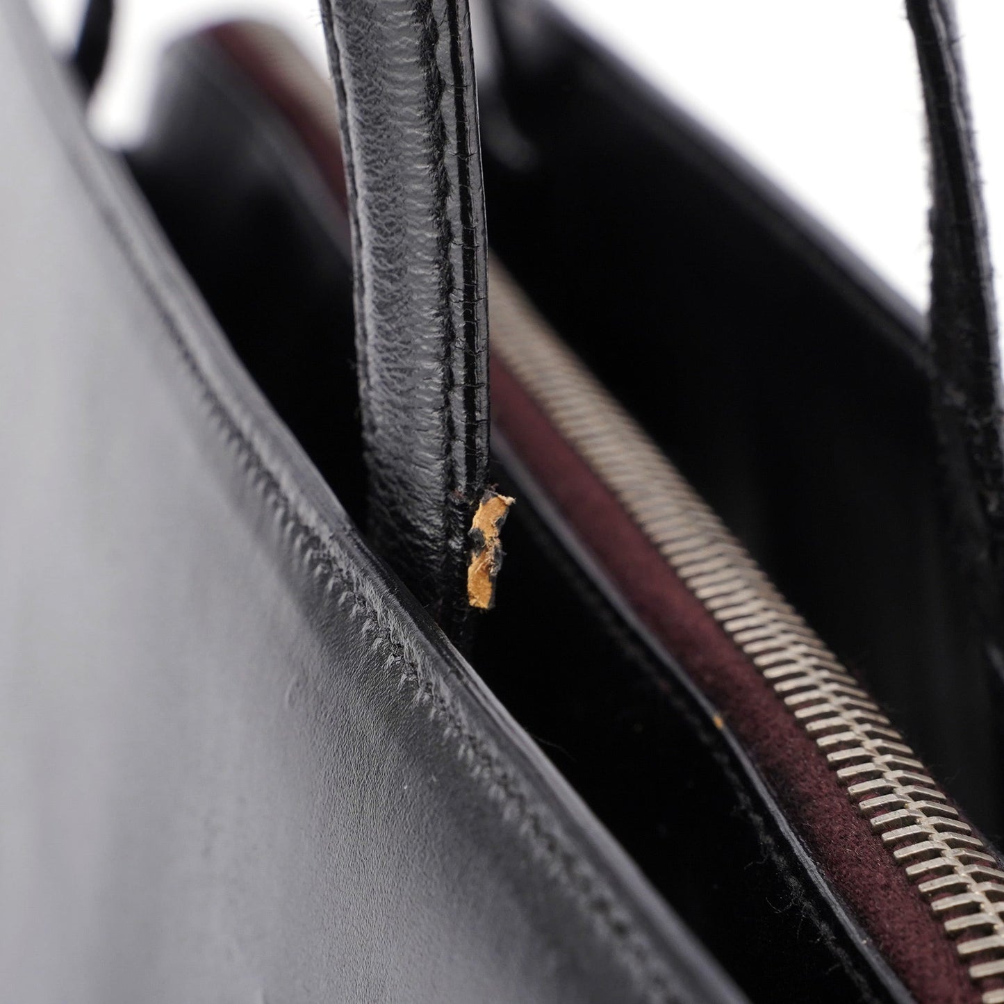 1995 Black Vitello Tote