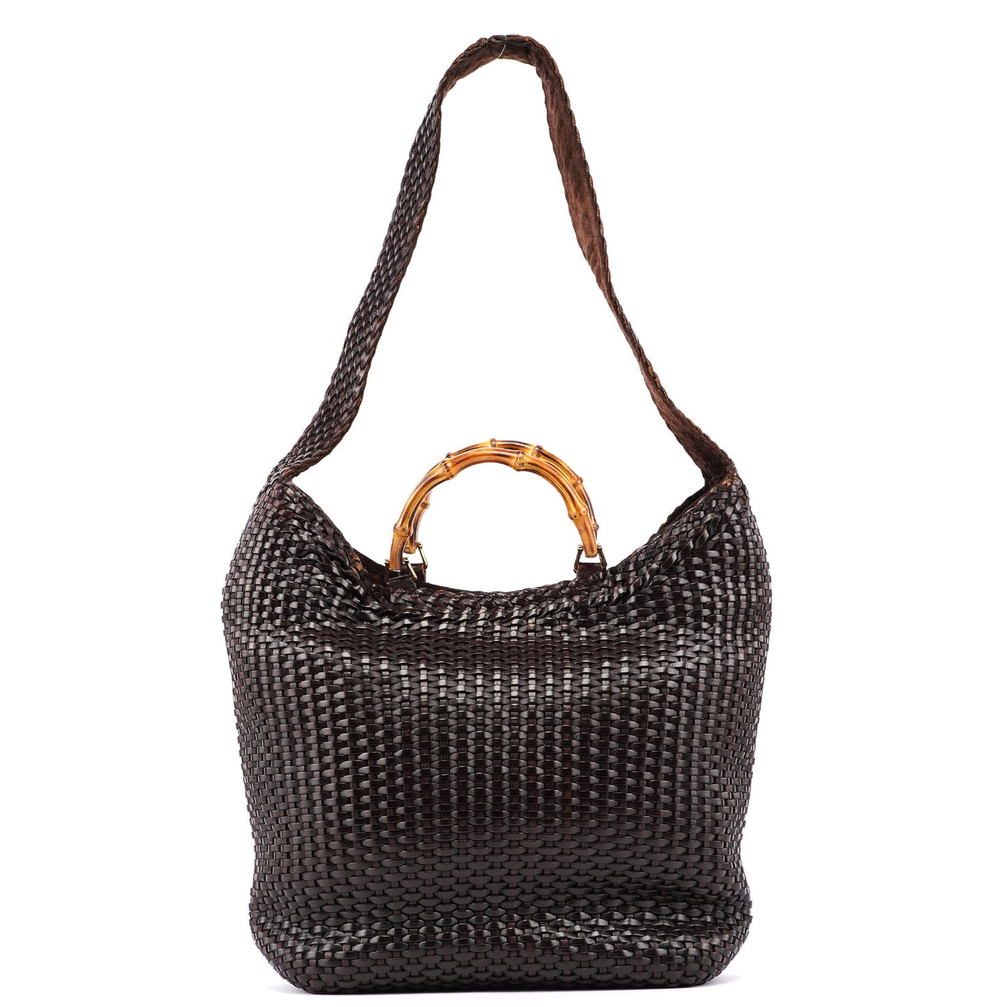 1996 Brown Woven Bamboo 2-Way