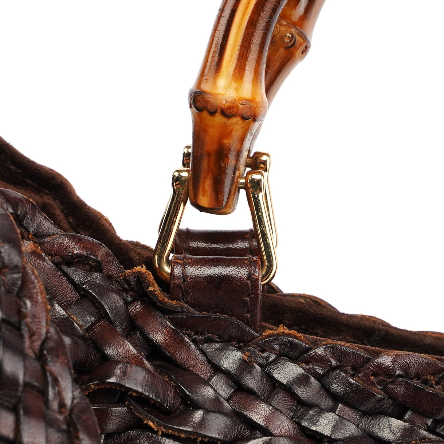 1996 Brown Woven Bamboo 2-Way