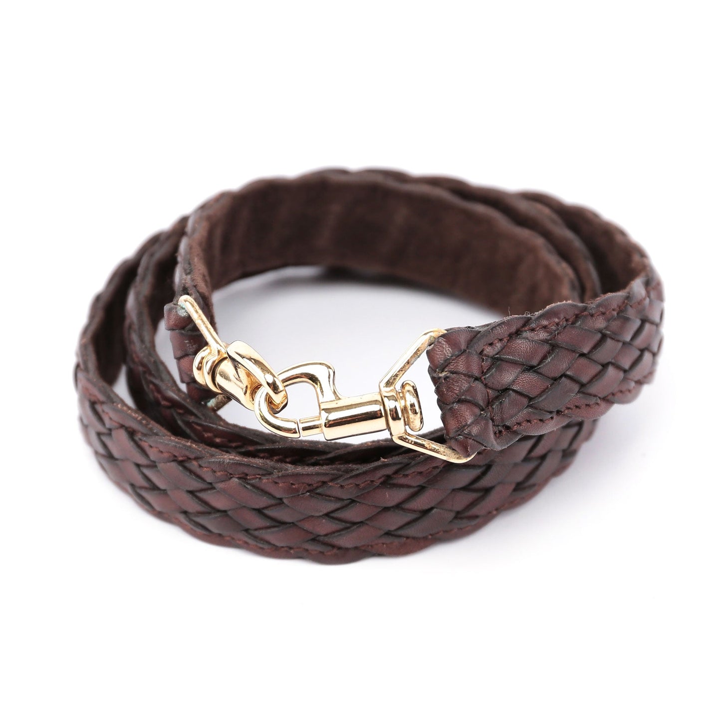 1996 Brown Woven Bamboo 2-Way Bag