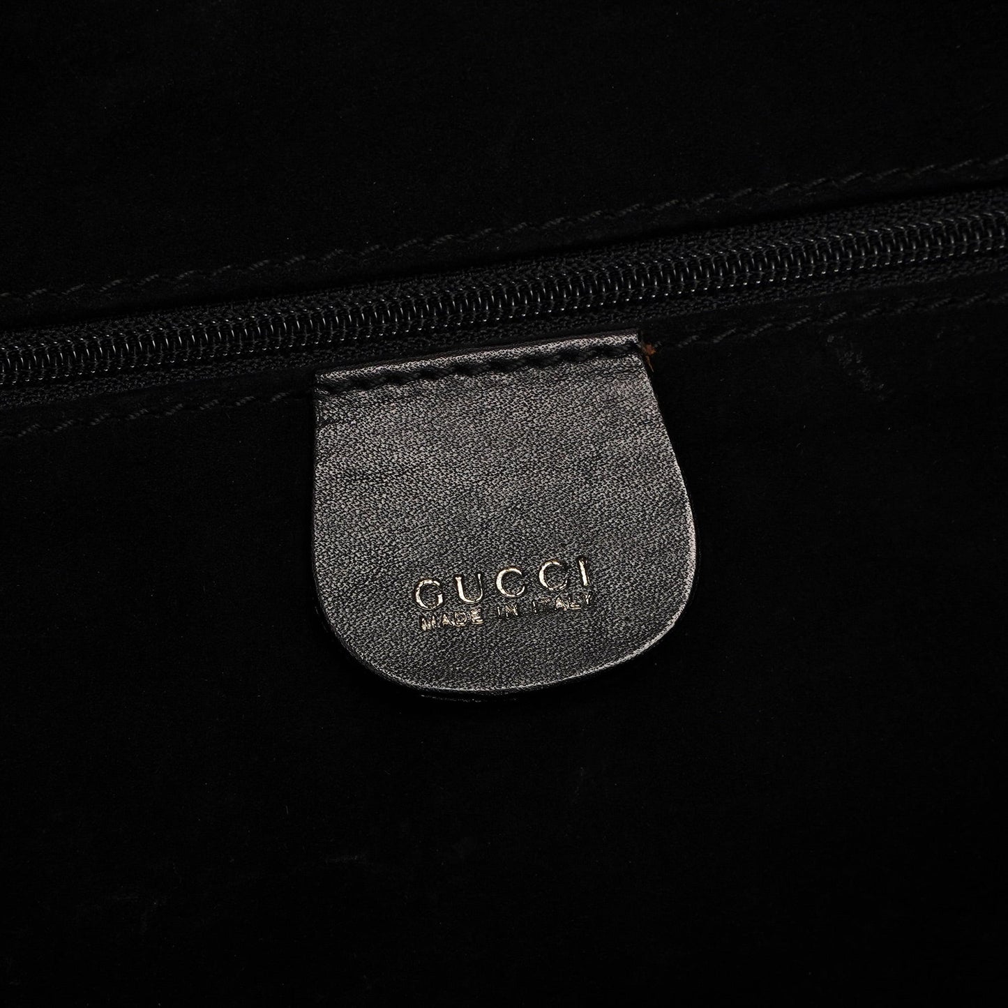 1996 Brown Woven Bamboo 2-Way Bag