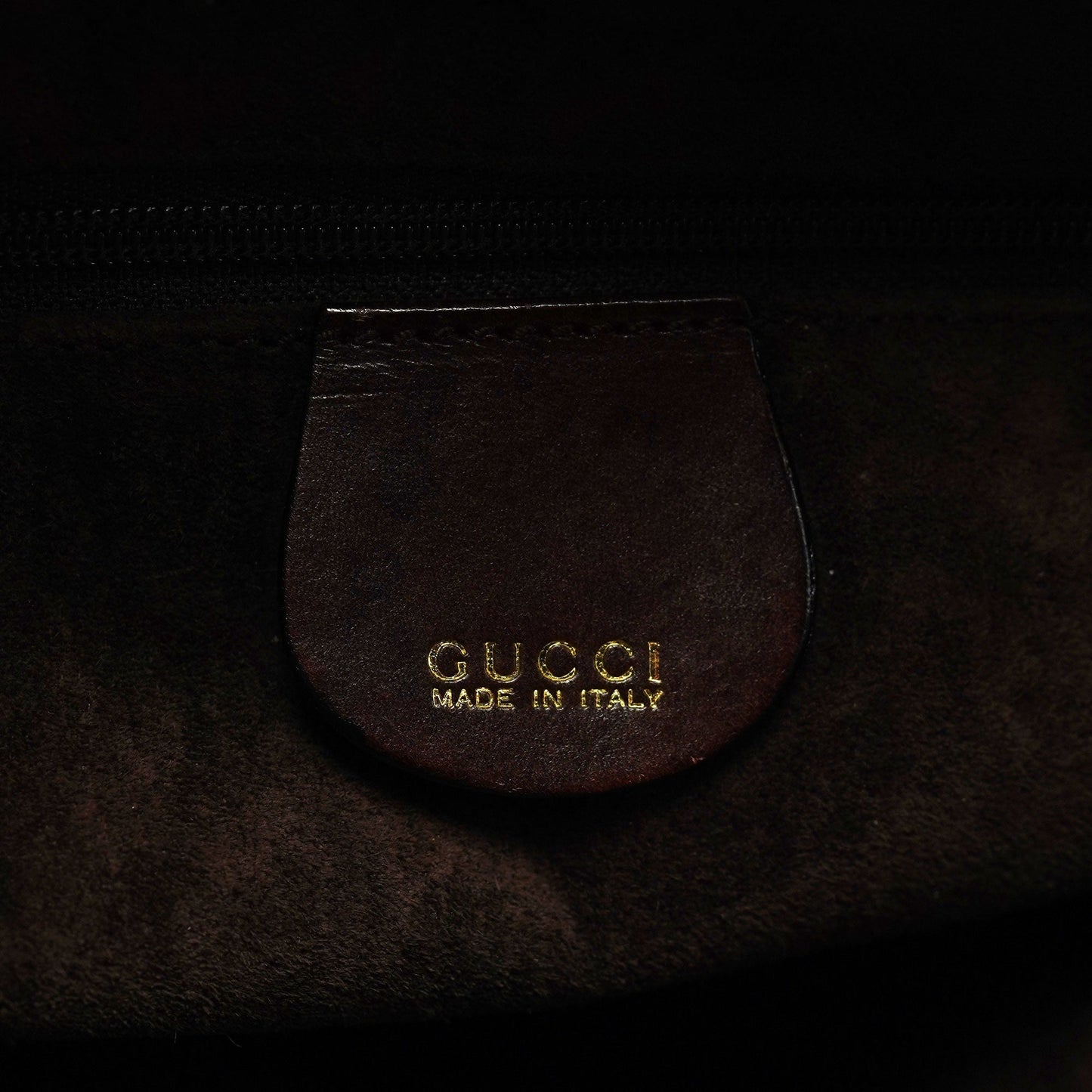 1996 Brown Woven Bamboo 2-Way Shoulder Bag