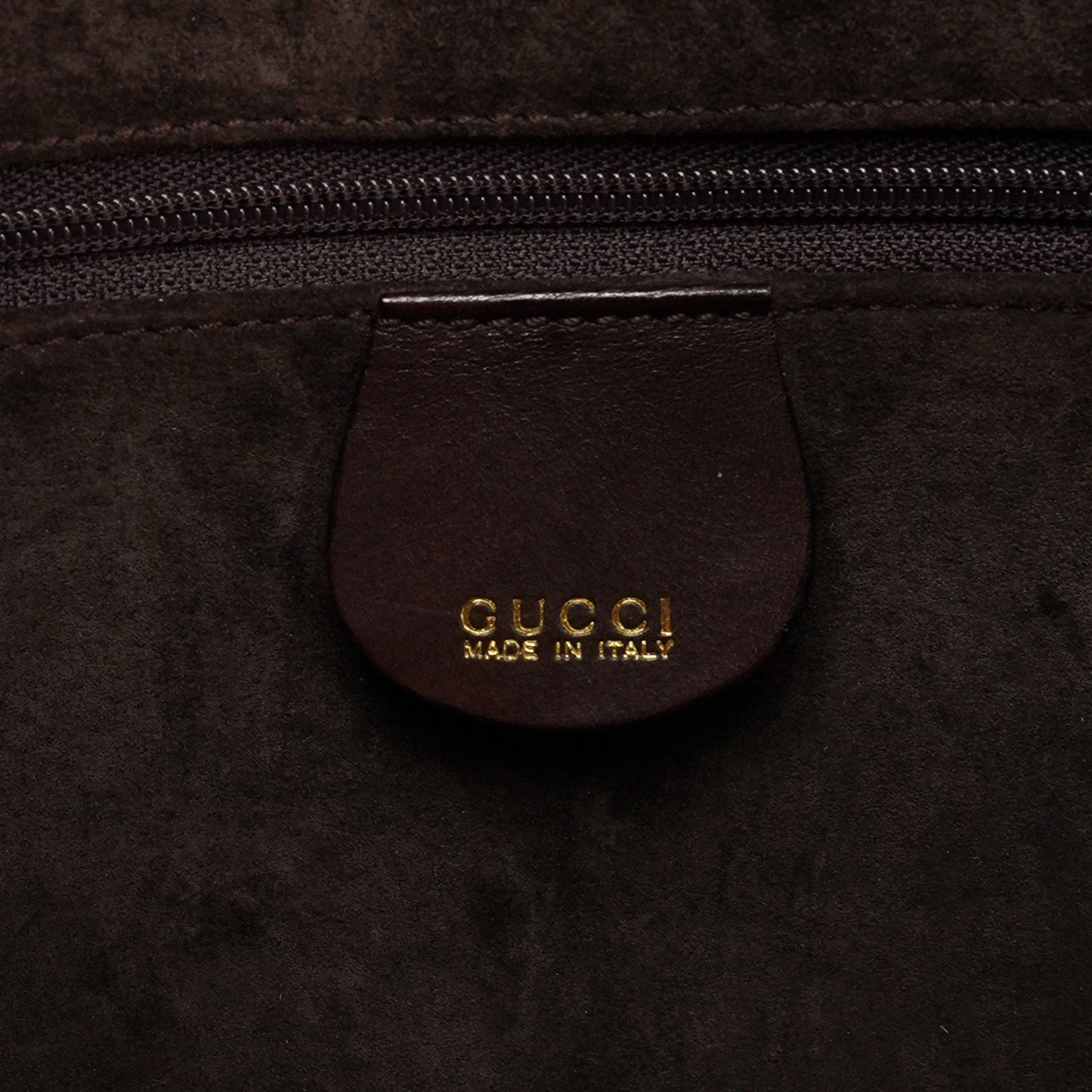 1996 Brown Woven Bamboo 2-Way Shoulder Bag