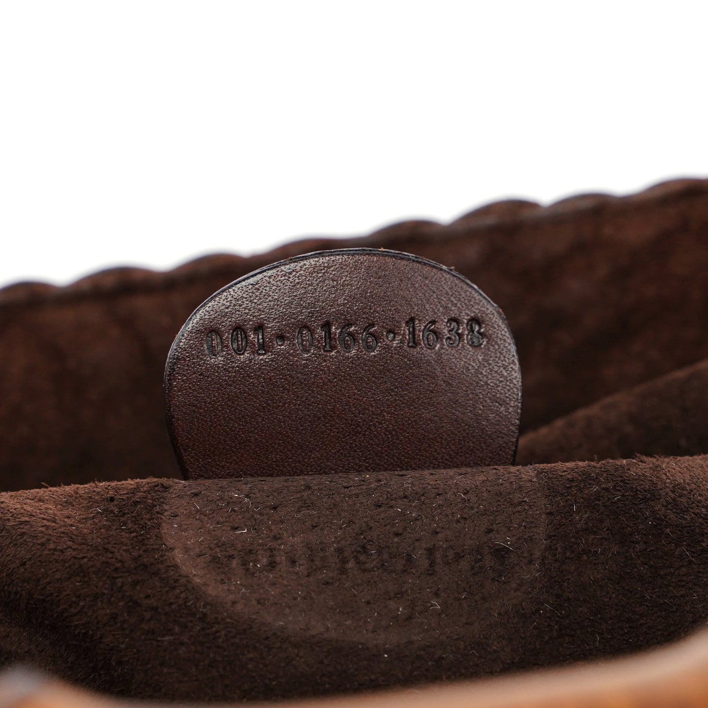 1996 Brown Woven Bamboo 2-Way Shoulder Bag