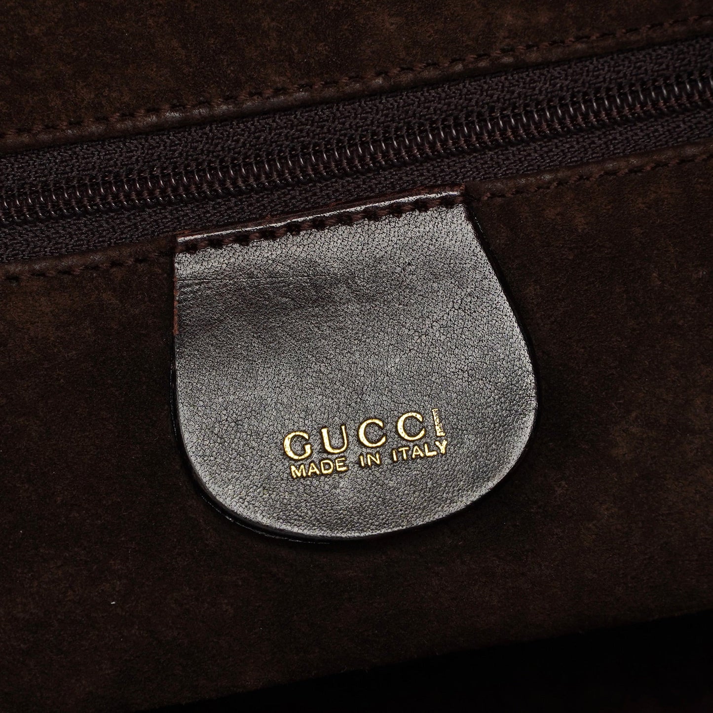 1996 Brown Woven Bamboo 2-Way Shoulder Bag