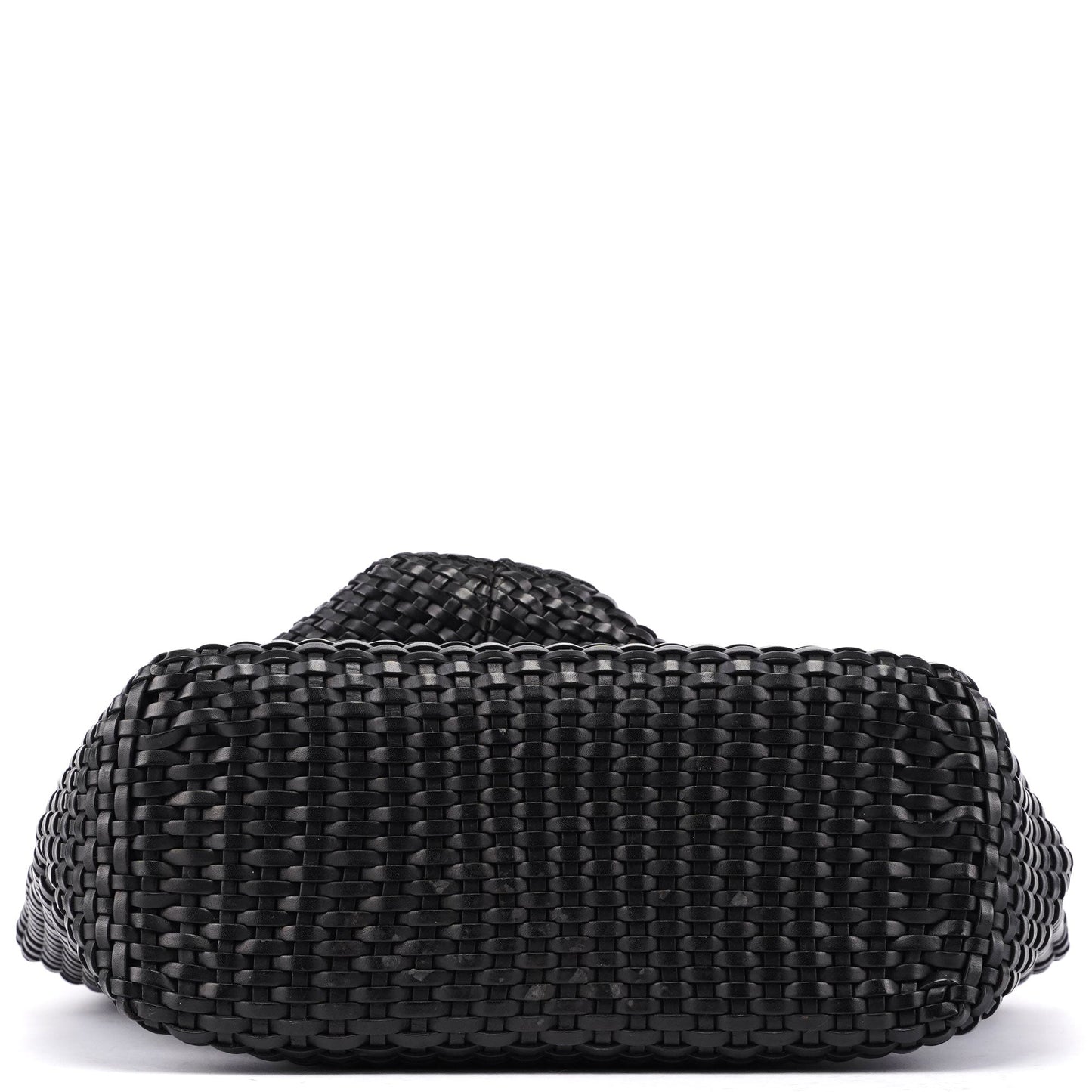 1996 Brown Woven Bamboo 2-Way Shoulder Bag