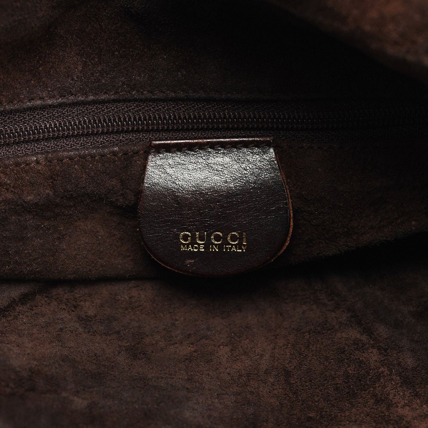 1996 Brown Woven Bamboo 2-Way Shoulder Bag