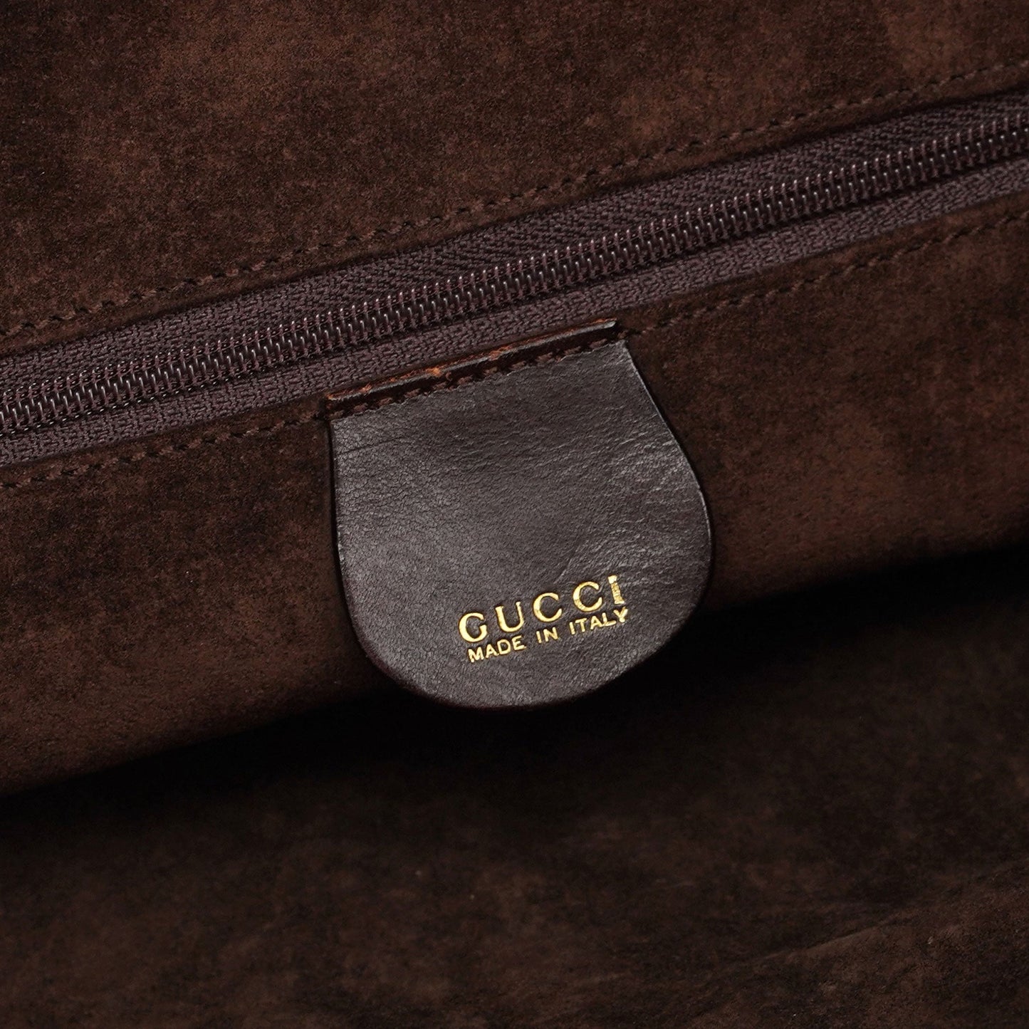 1996 Brown Woven Bamboo Shoulder Bag