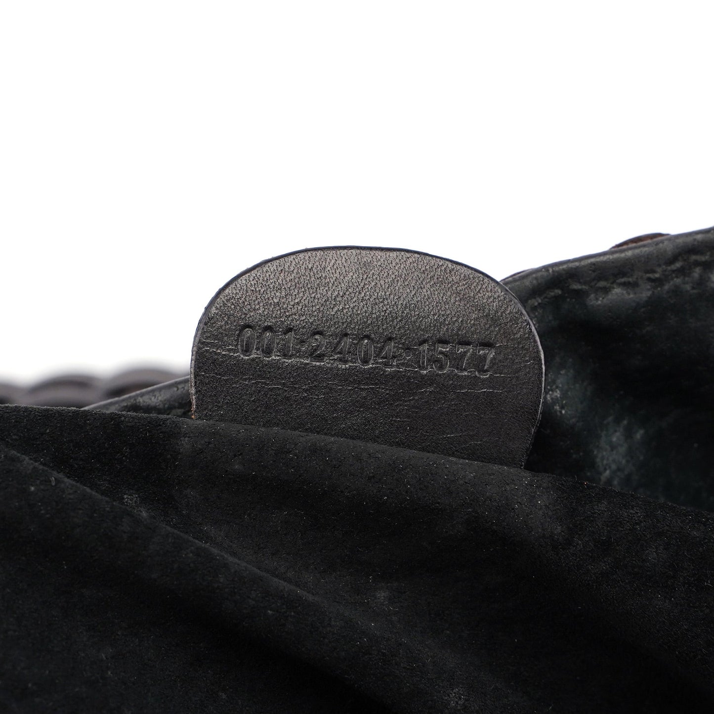 1996 Brown Woven Bamboo Shoulder Bag