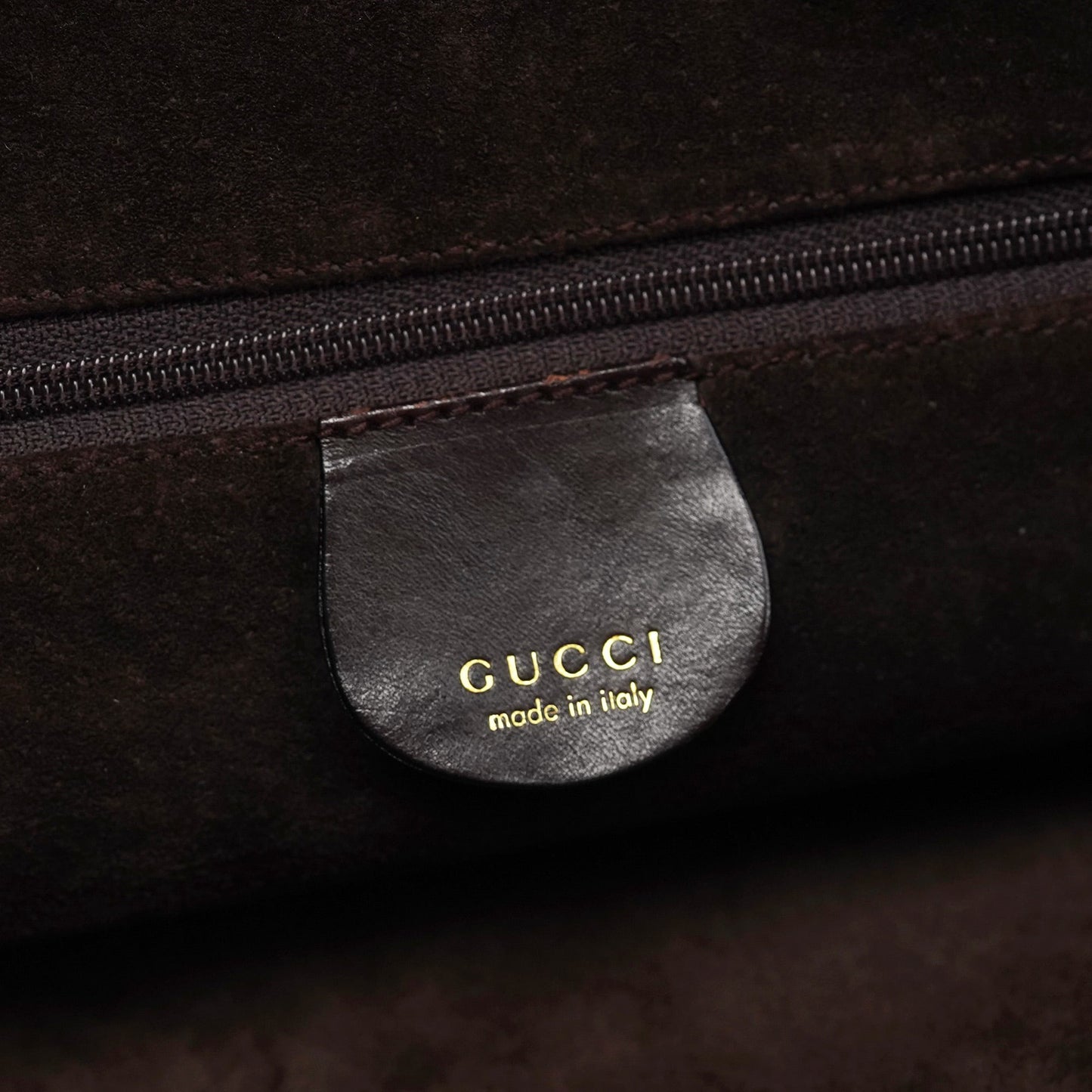 1996 Brown Woven Bamboo Shoulder Bag