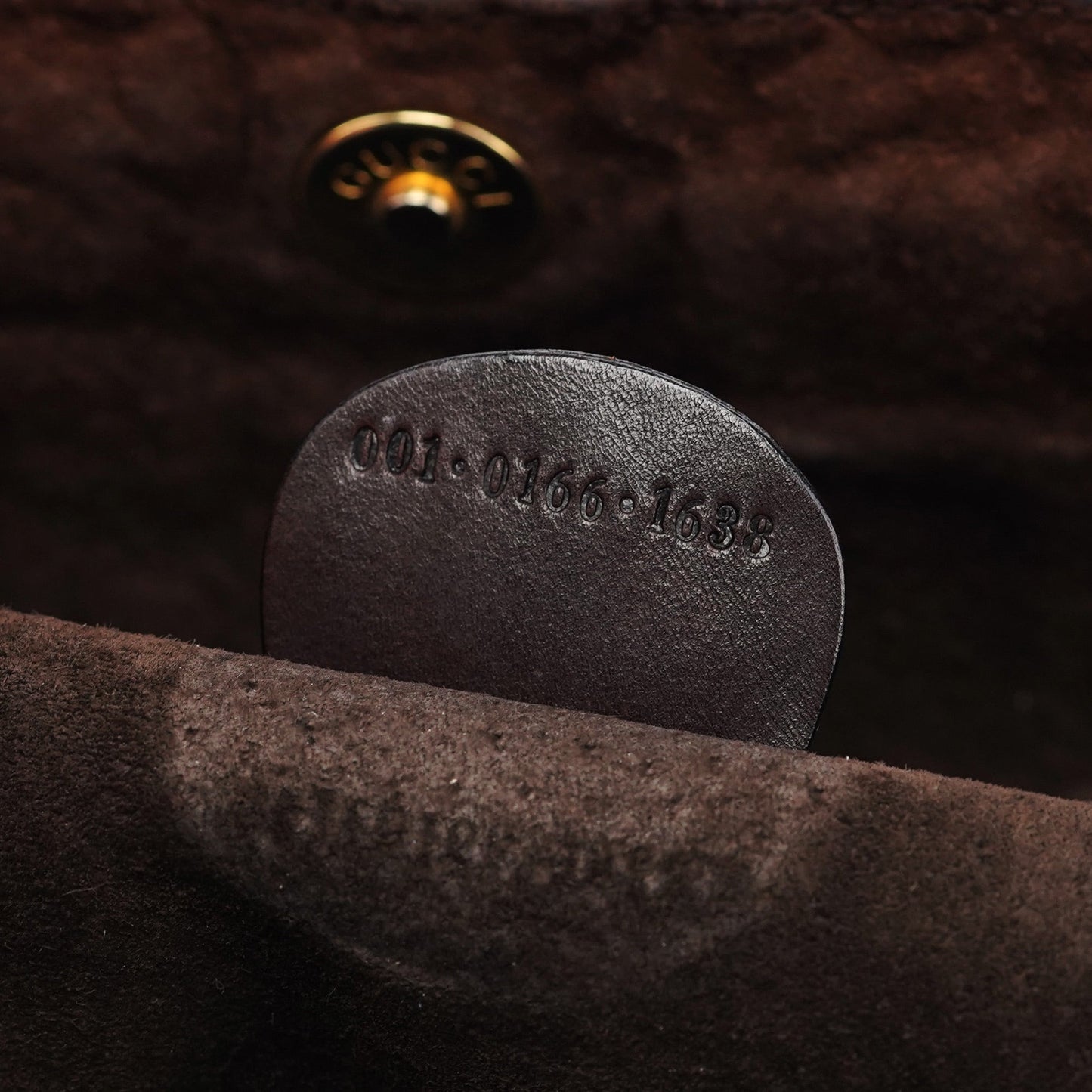 1996 Brown Woven Bamboo Shoulder Bag