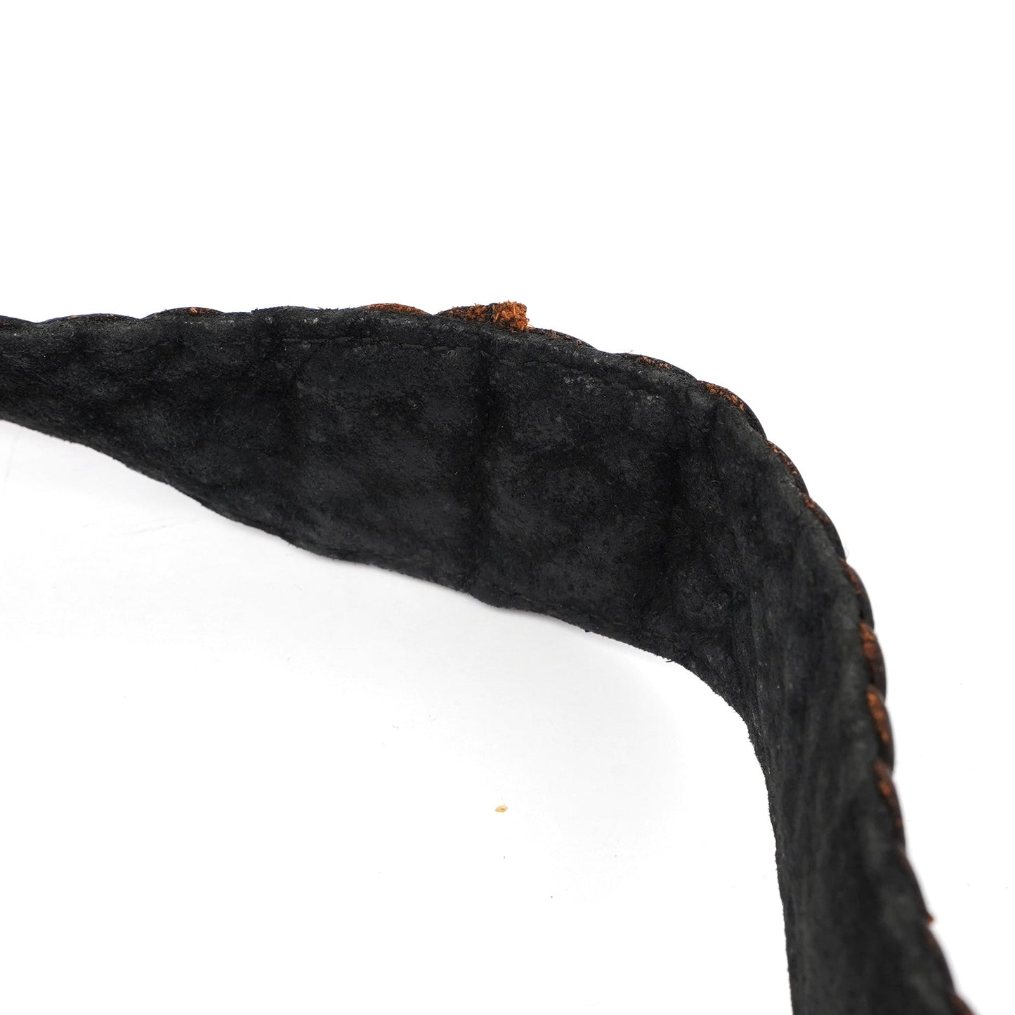 1996 Brown Woven Leather Hobo Shoulder Bag