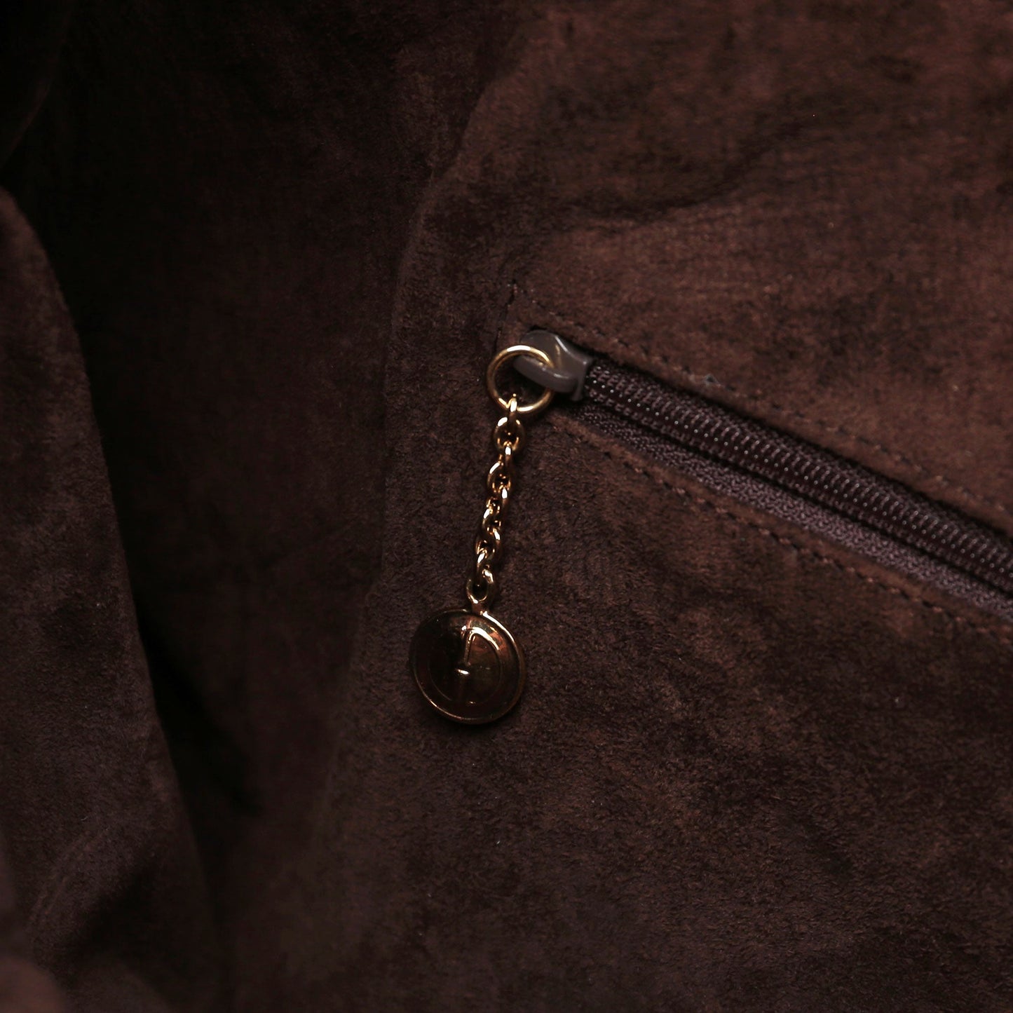 1996 Large Brown Woven Bamboo 2-Way Bag