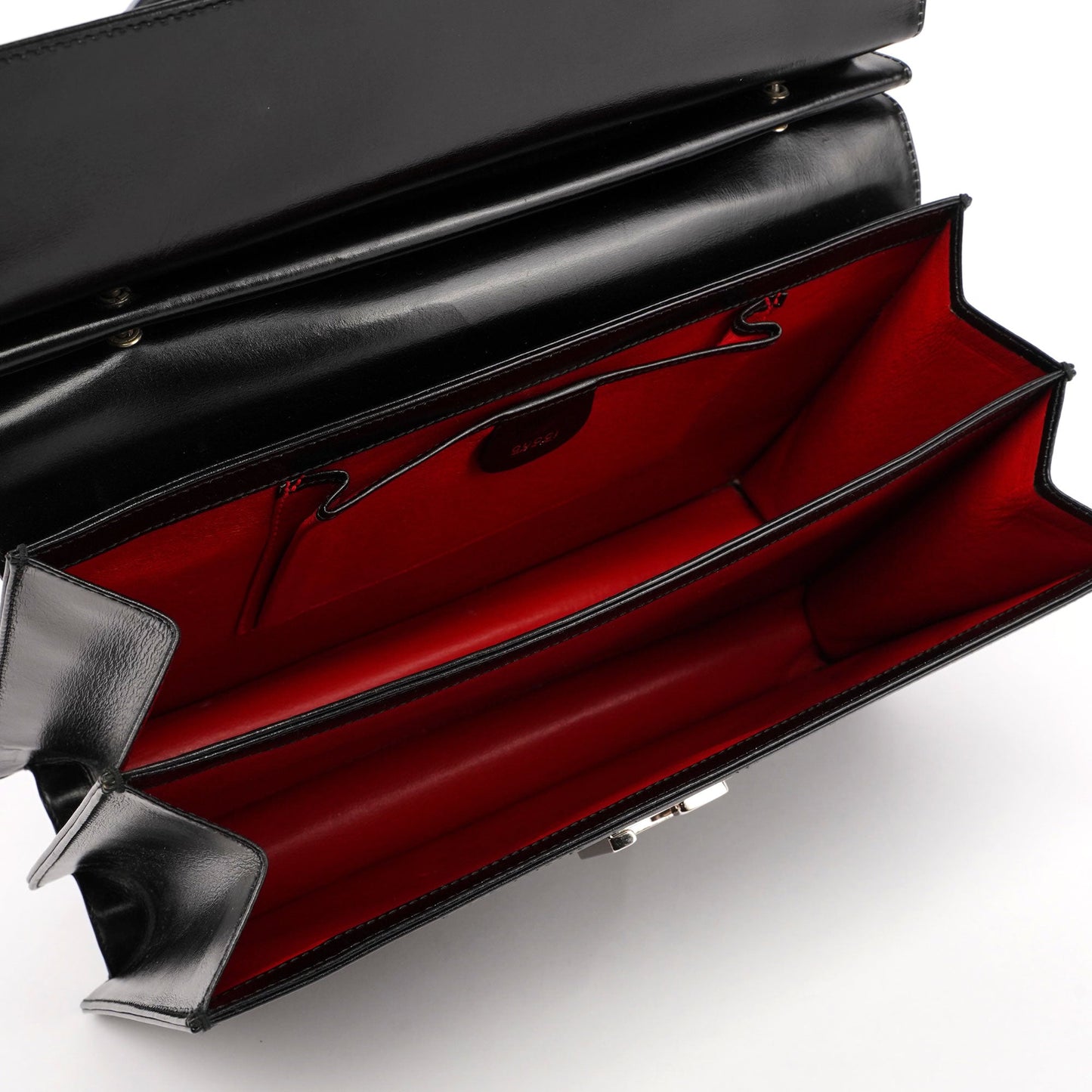 1997 Black Calfskin Silver G Handbag