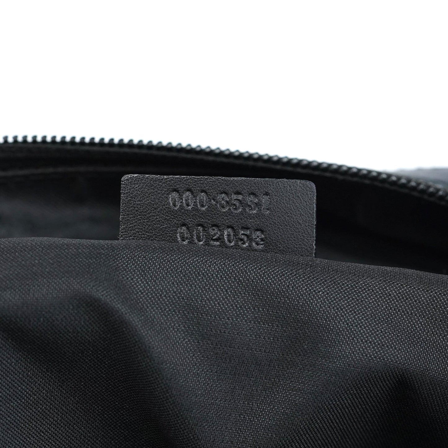 1997 Black GG Suede Bamboo Shoulder Bag