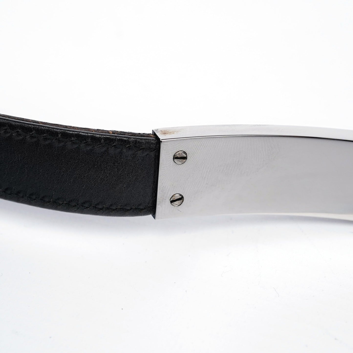 1997 Black GG Suede Shoulder Bag