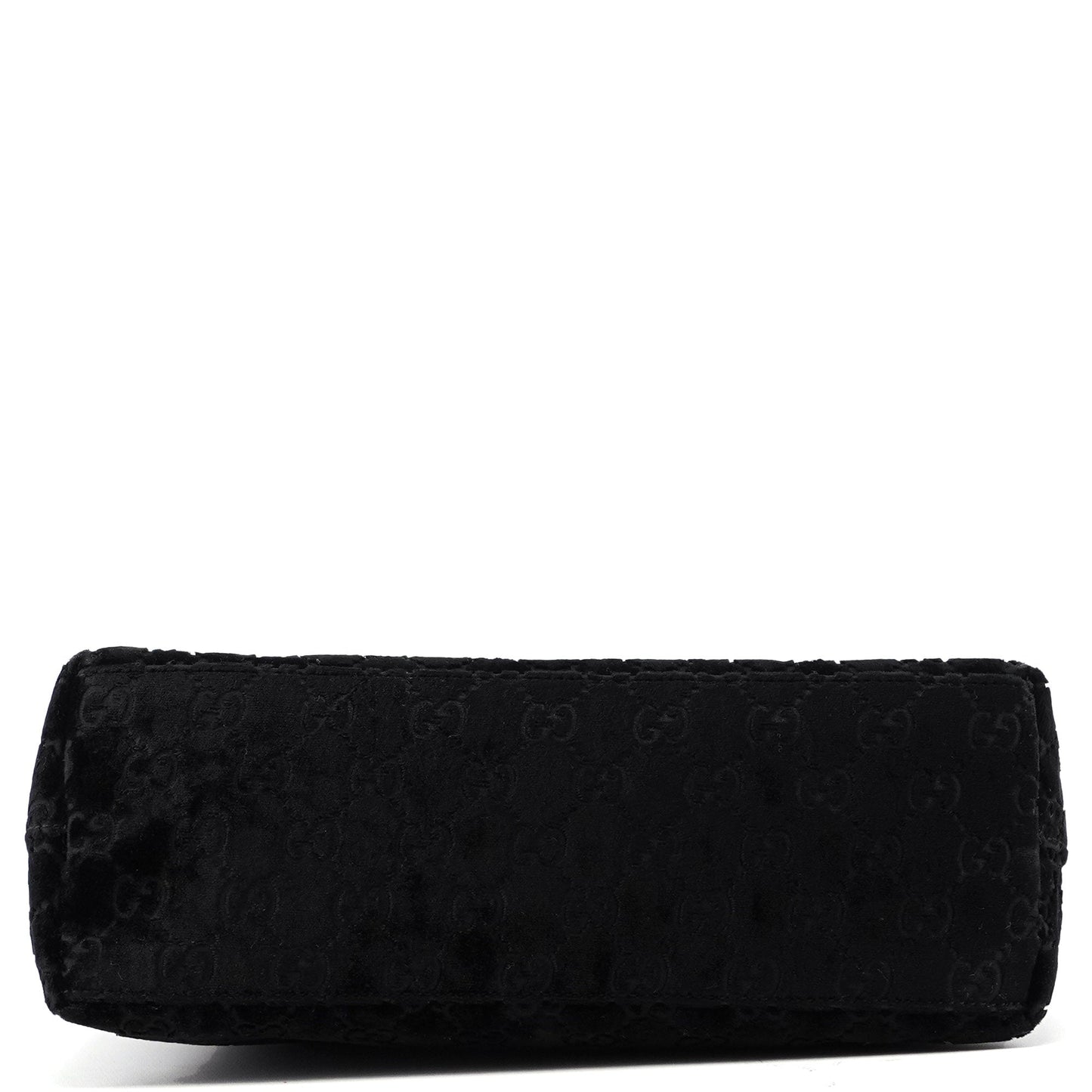 1997 Black GG Velvet Shoulder Bag
