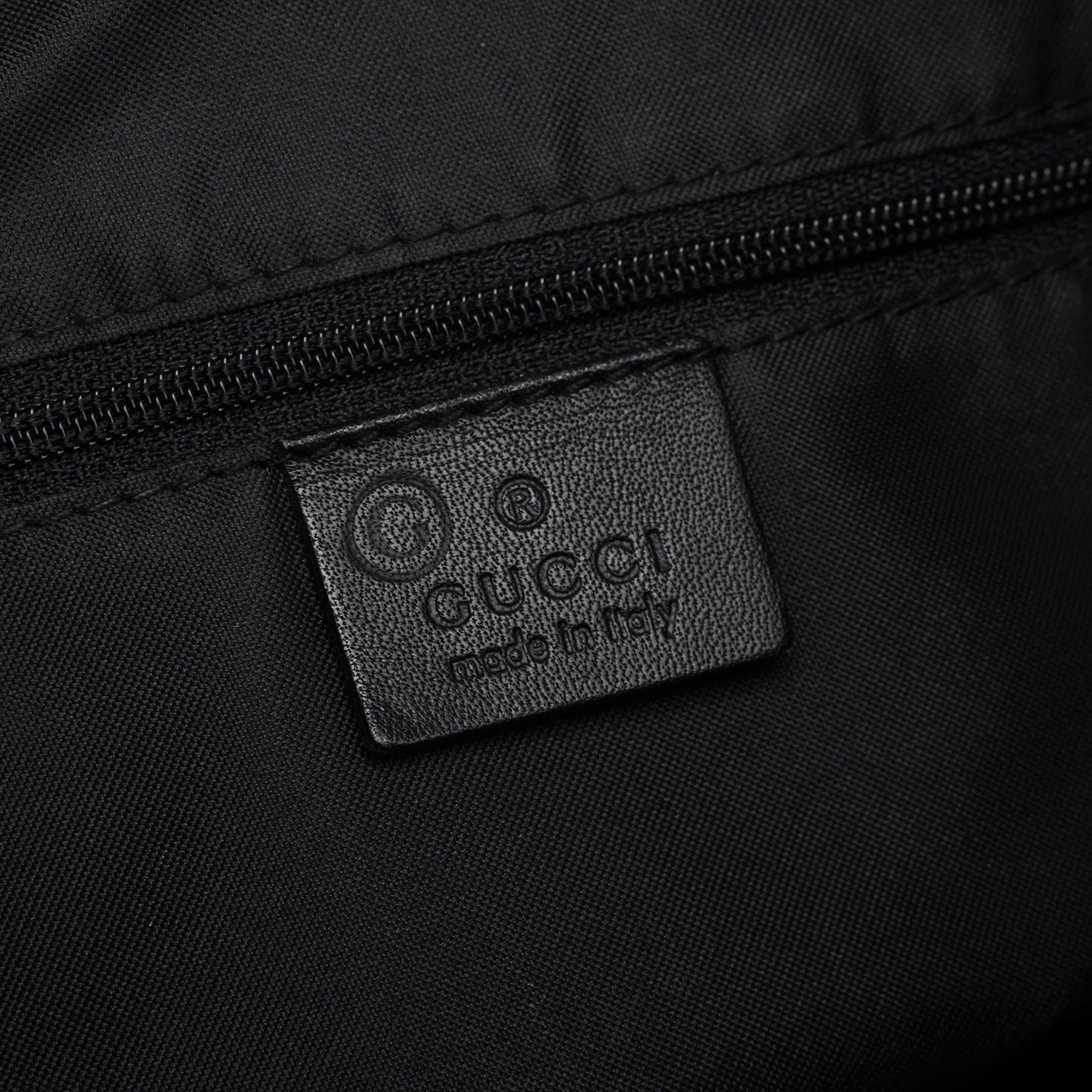 1997 Black Suede GG Bamboo Shoulder Bag