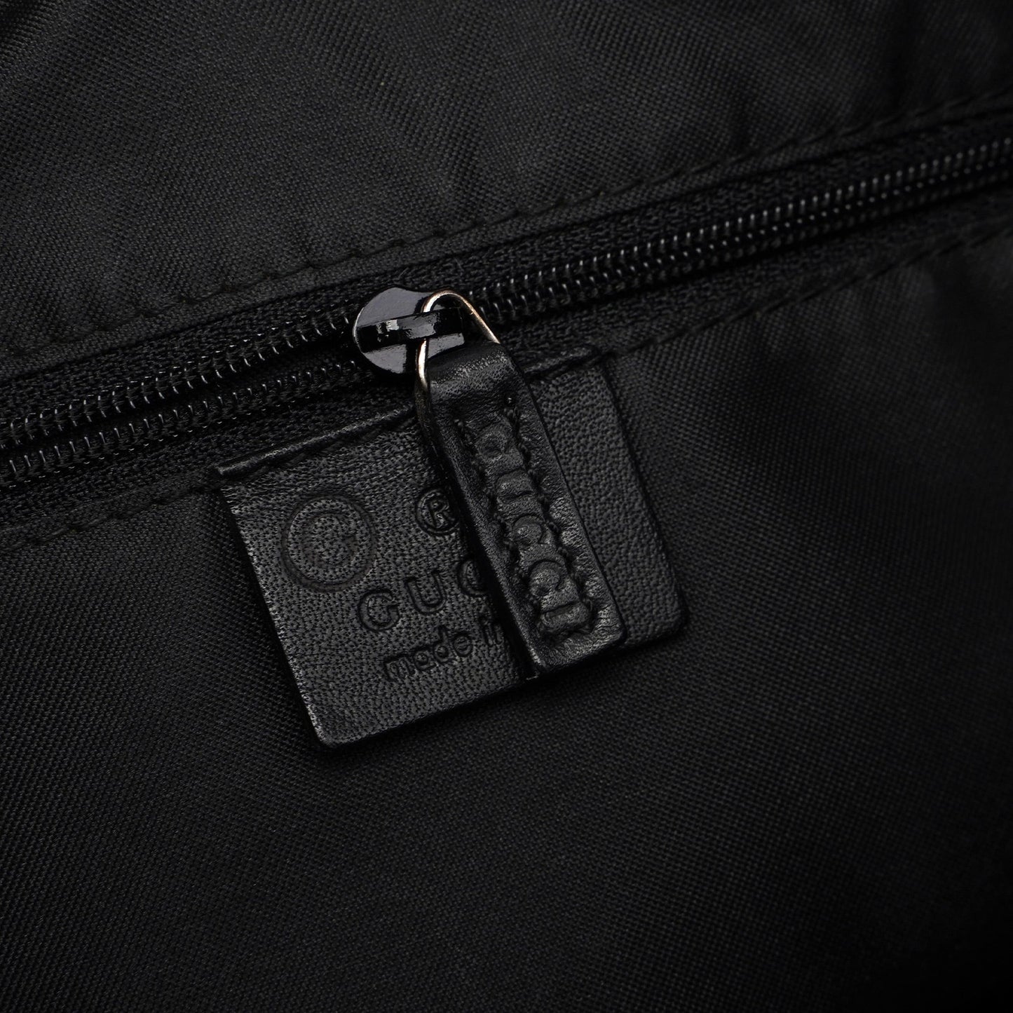 1997 Black Suede GG Bamboo Shoulder Bag