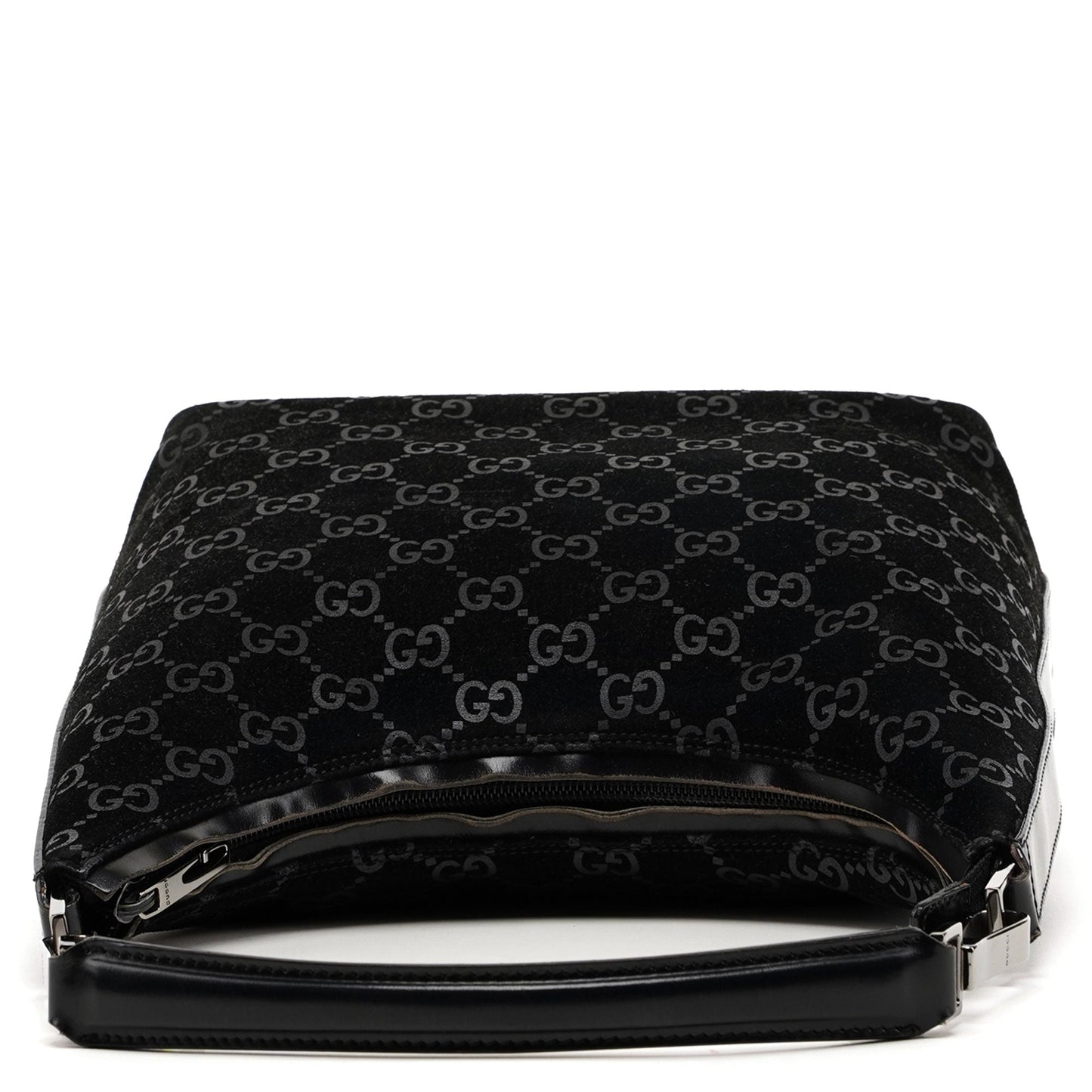 1997 Black Suede GG Monogram Bag