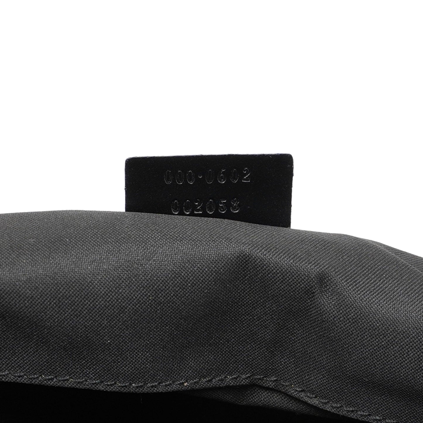 1997 Black Suede GG Monogram Bag