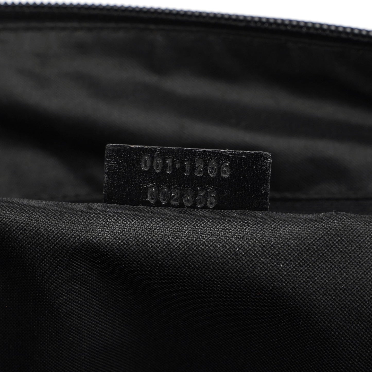 1997 Black Suede GG Shoulder Bag