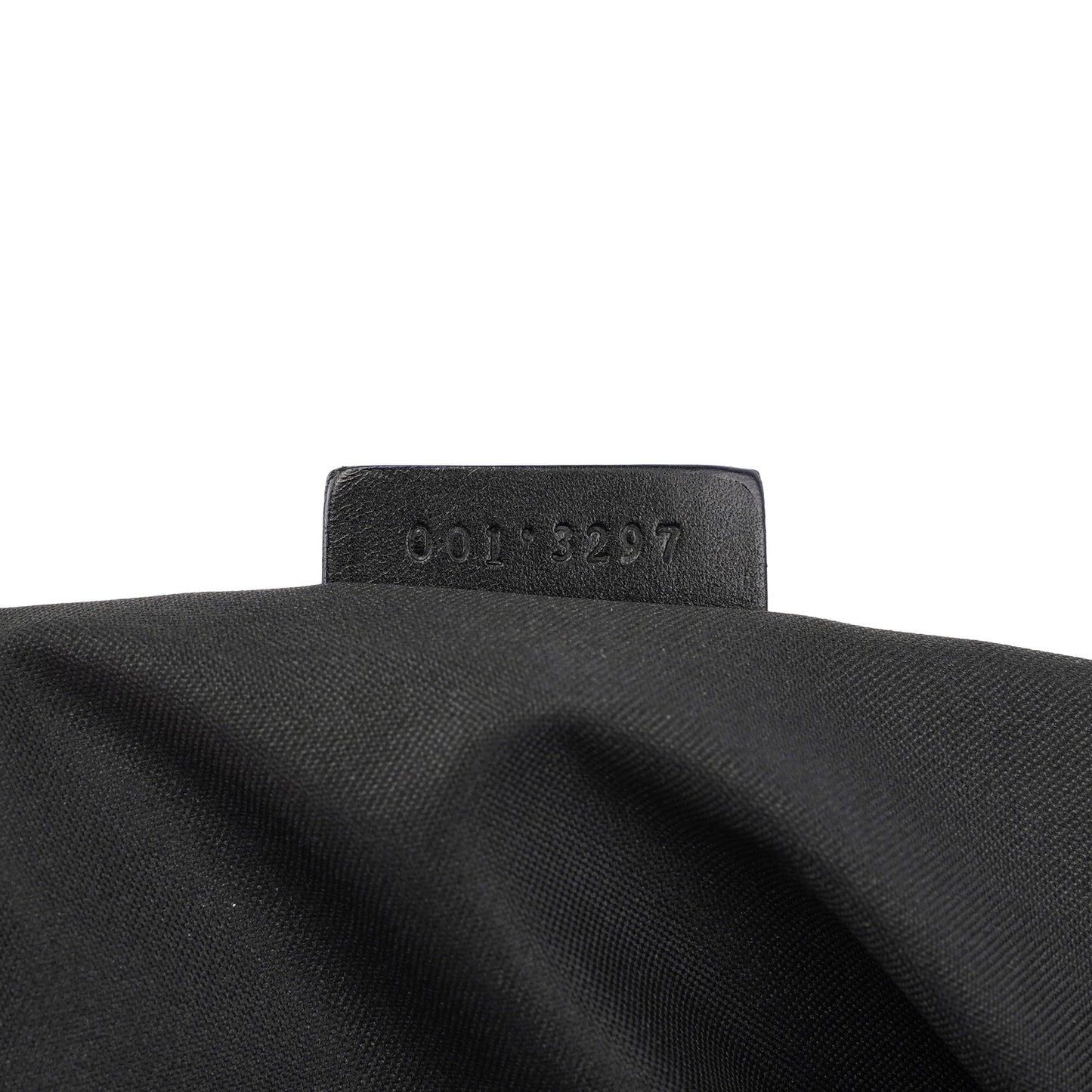 1997 Black Suede GG Shoulder Bag