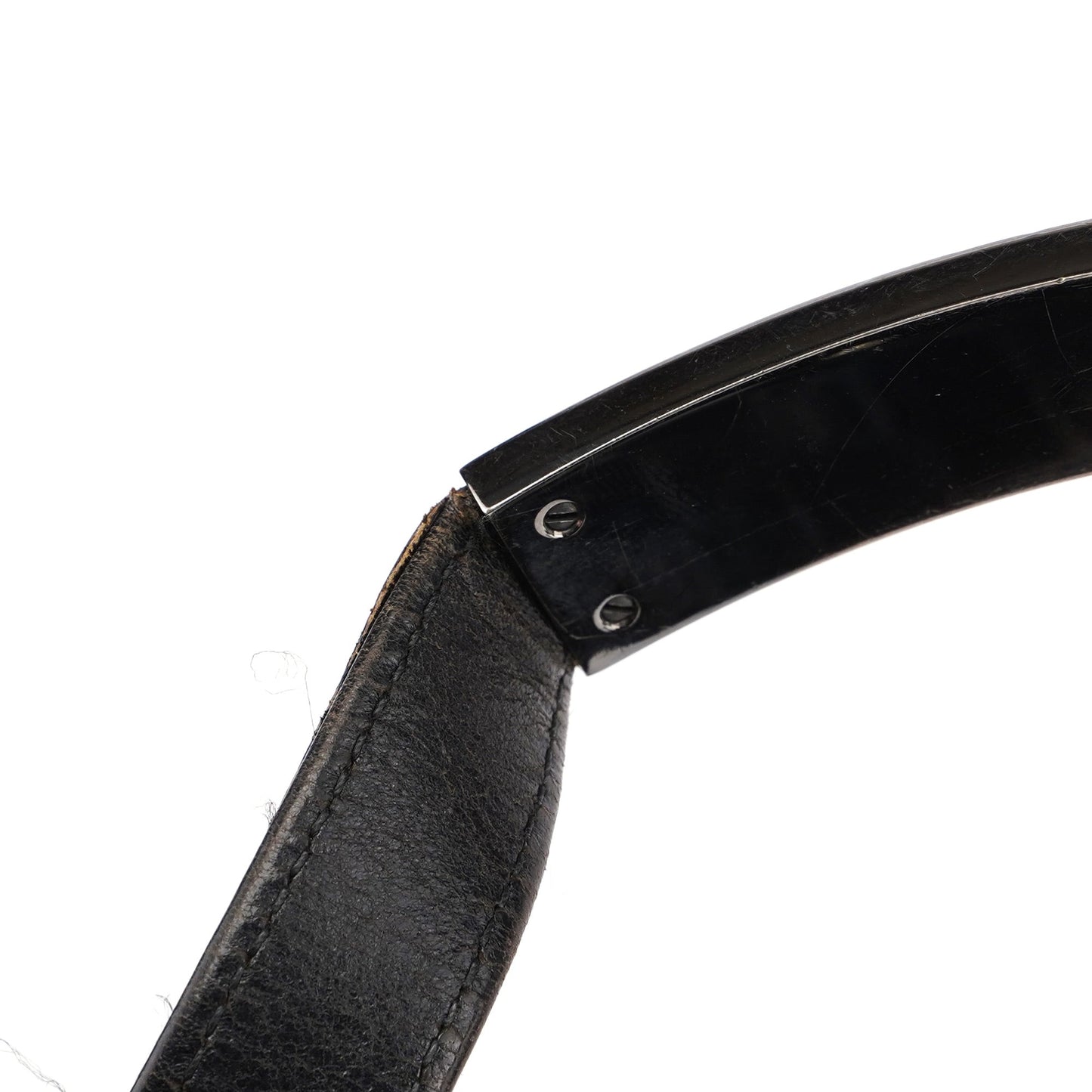 1997 Black Suede GG Shoulder Bag