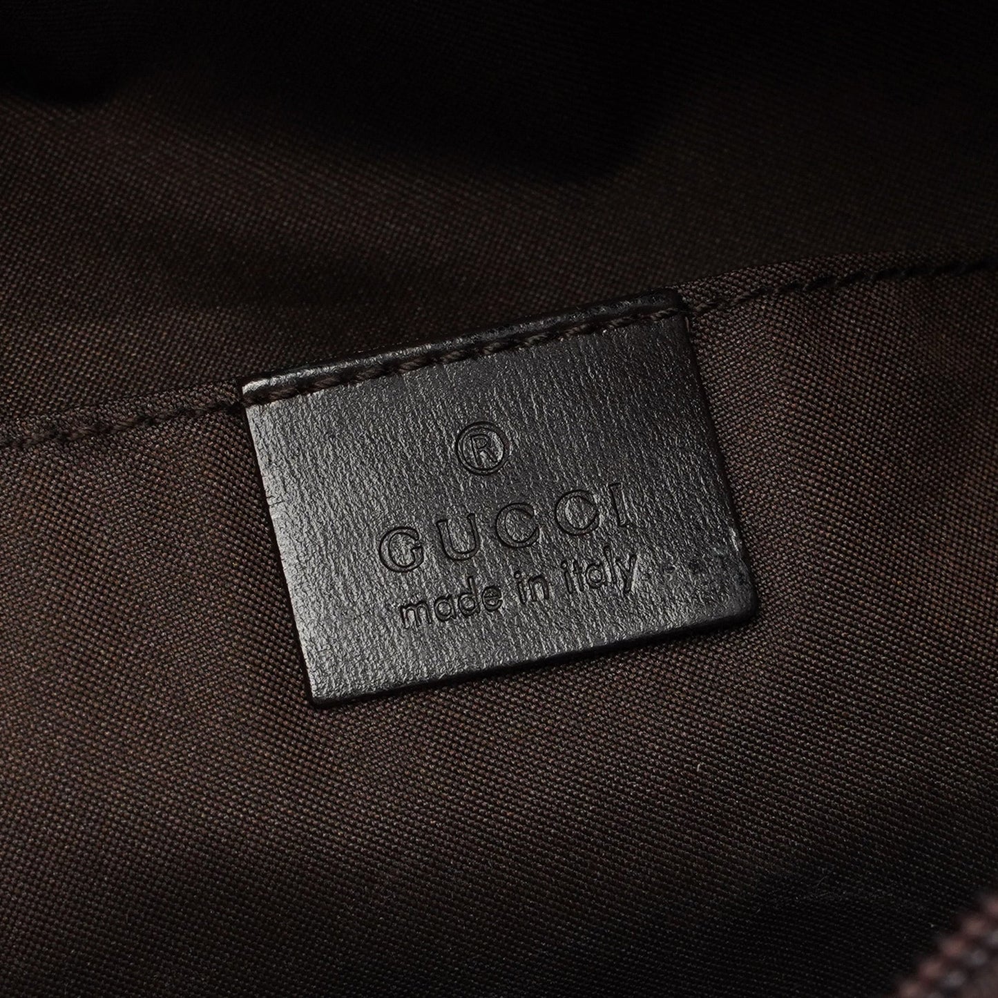 1997 Brown Suede GG Shoulder Bag