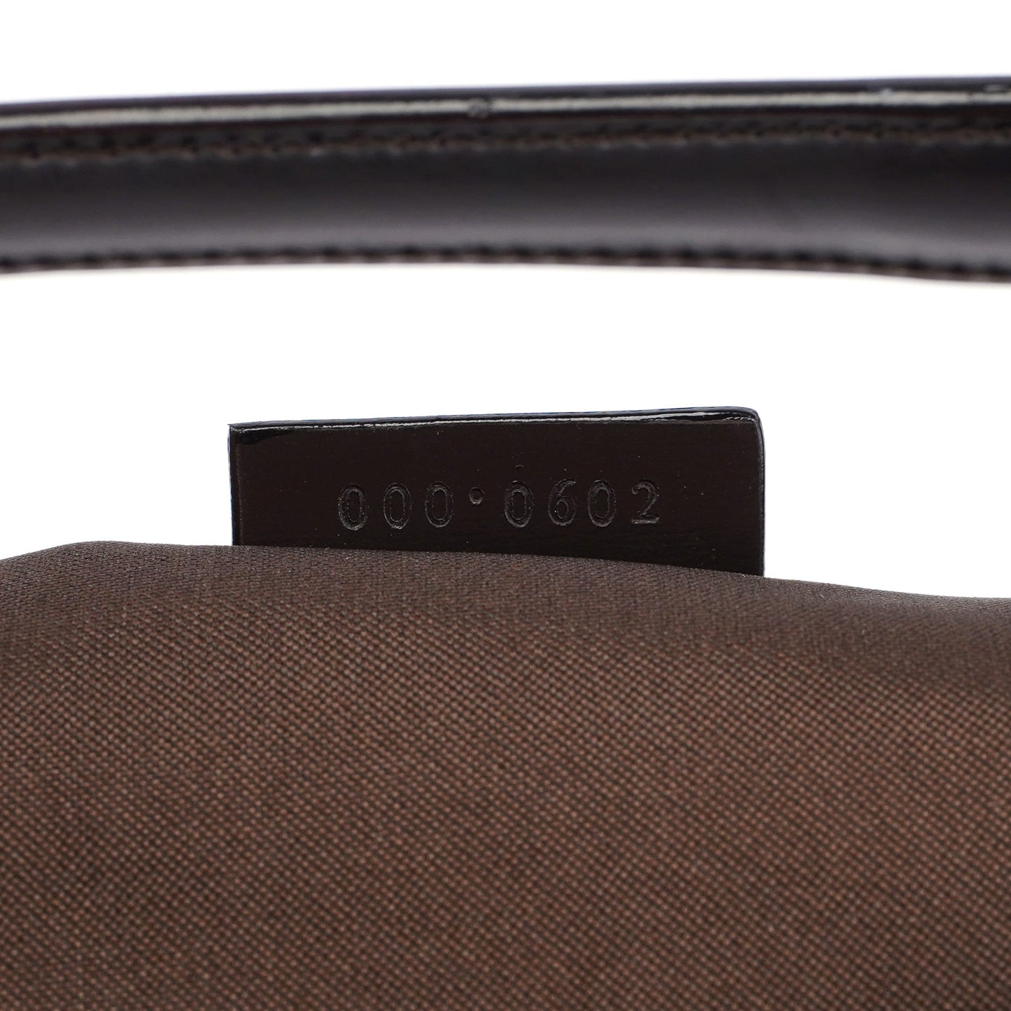 1997 Brown Suede GG Shoulder Bag