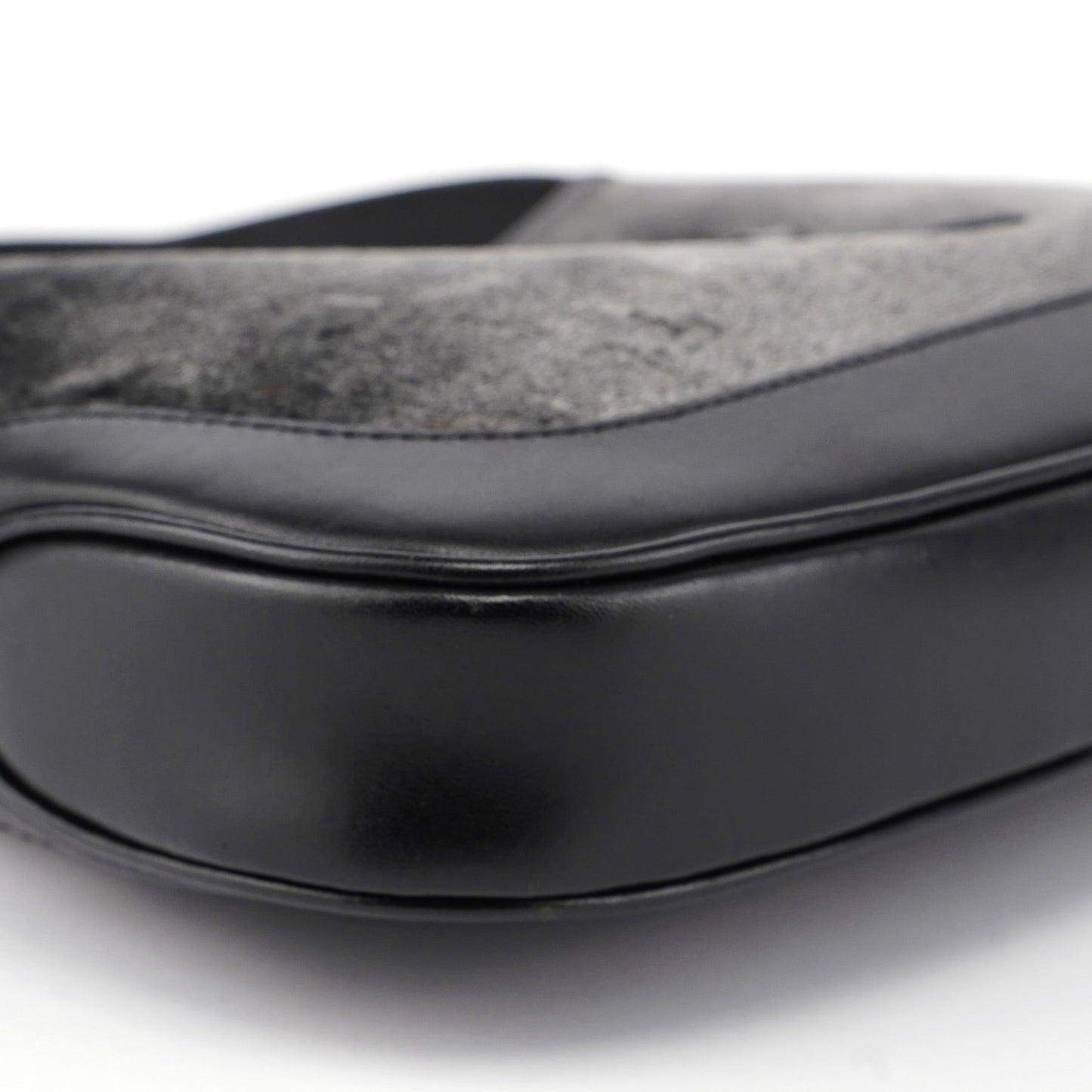 1999 Anthracite Velvet Jackie Shoulder Bag