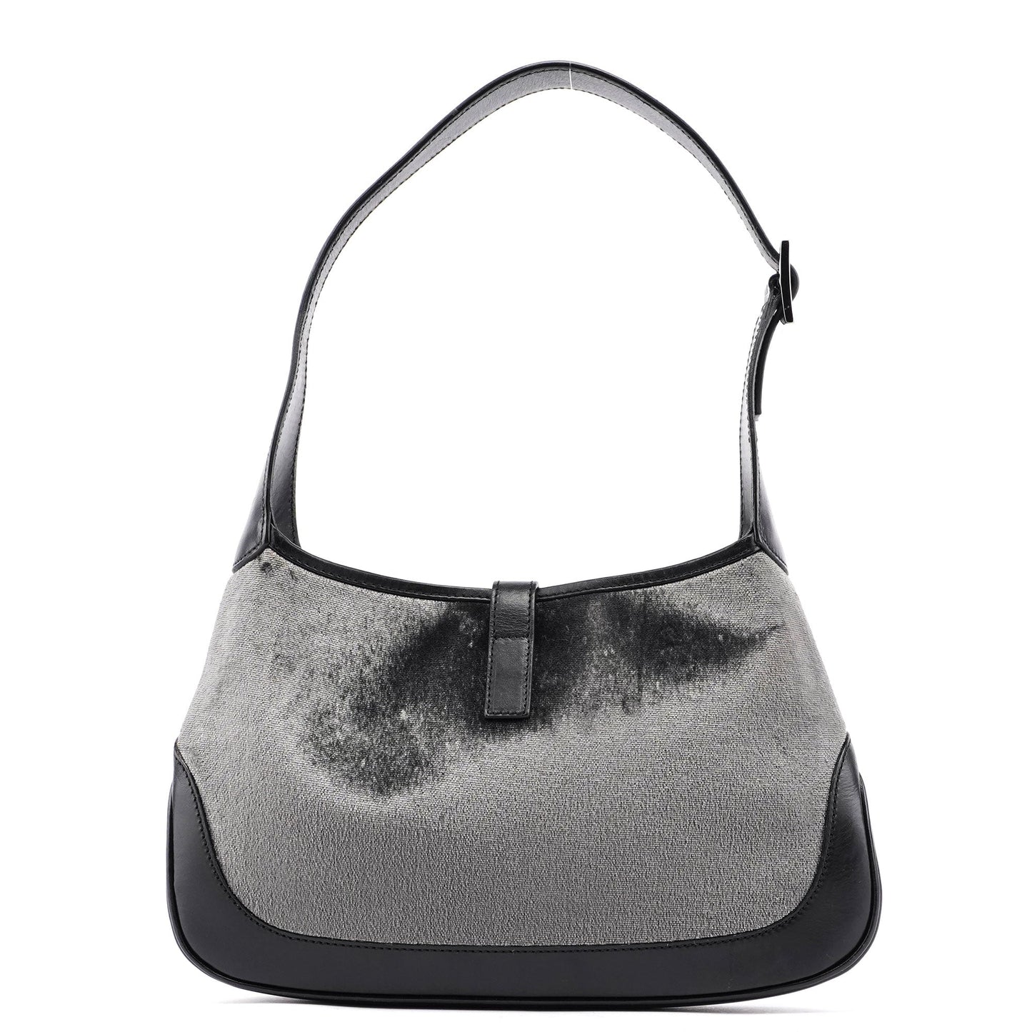 1999 Anthracite Velvet Jackie Shoulder Bag
