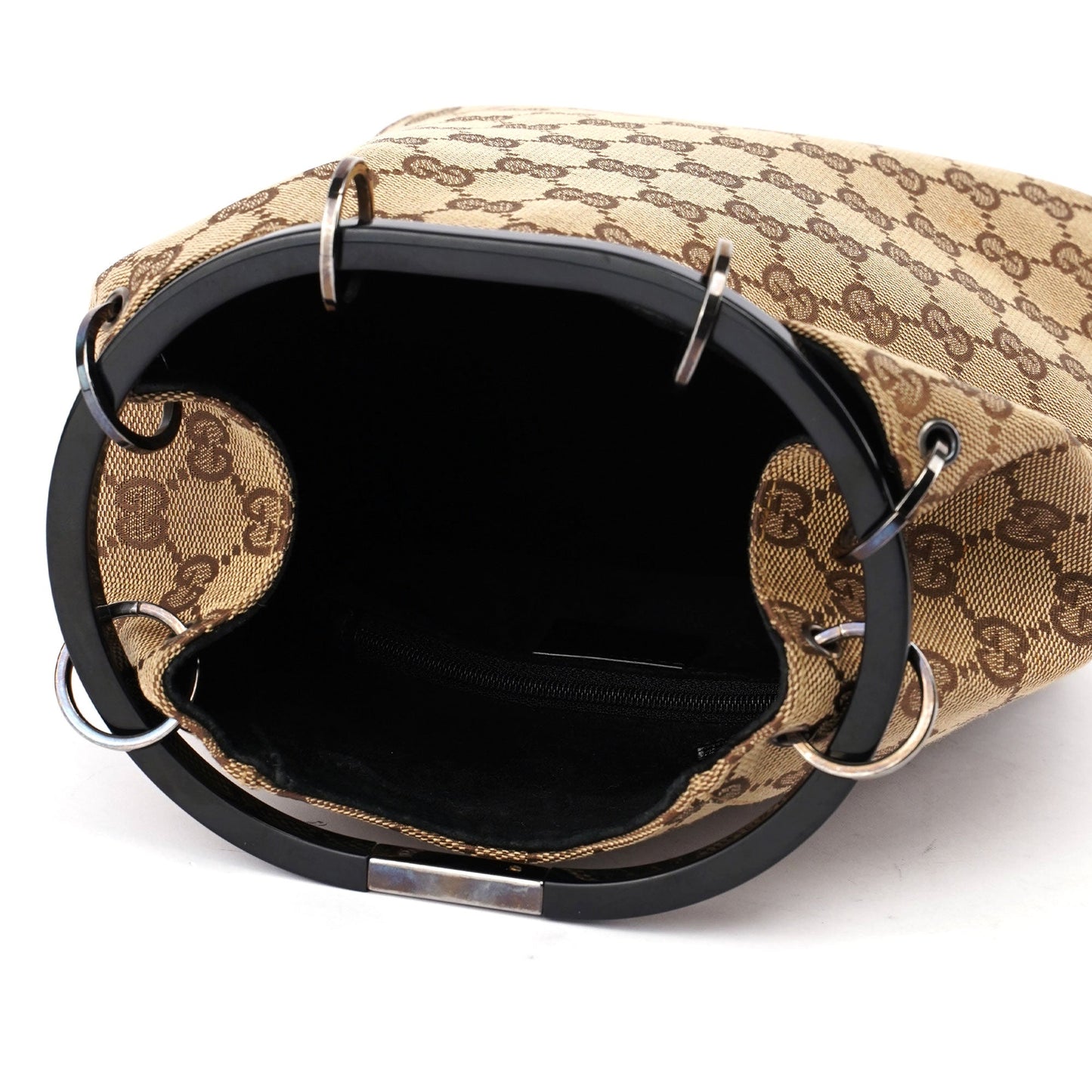 1999 Beige GG Ring Bag