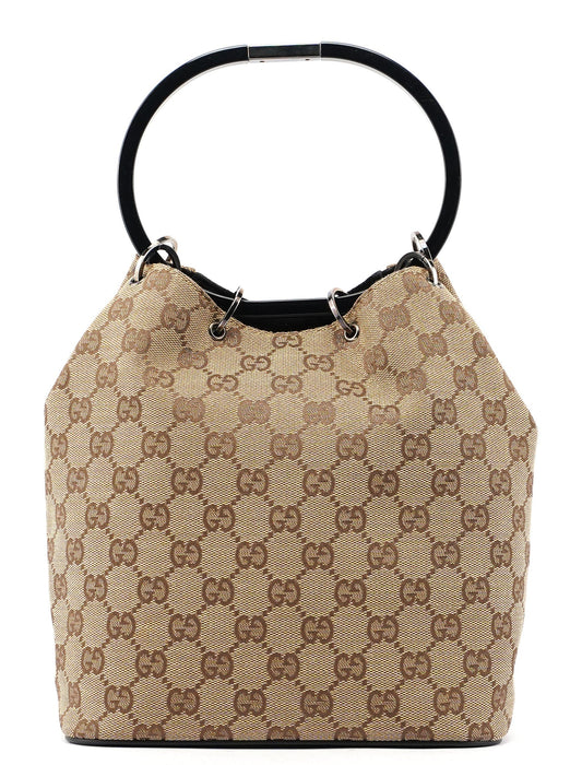 1999 Beige GG Ring Bag