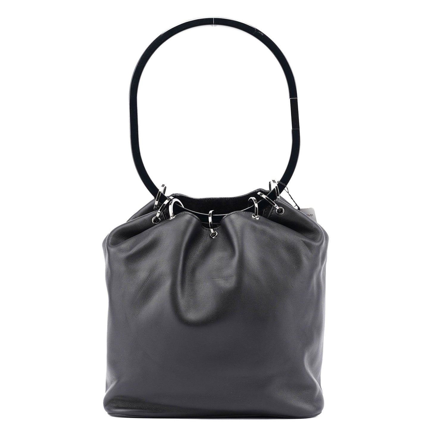 1999 Black Calfskin Ring Bag