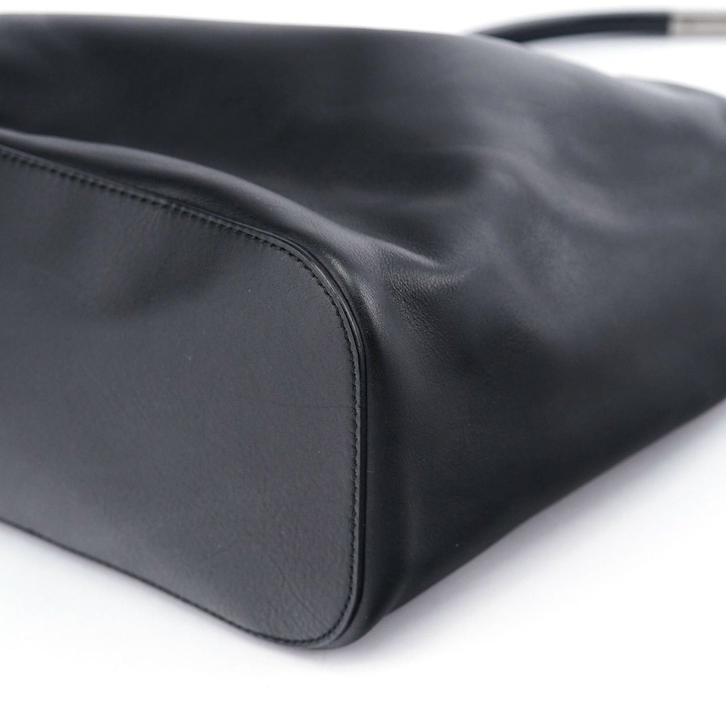 1999 Black Calfskin Ring Bag