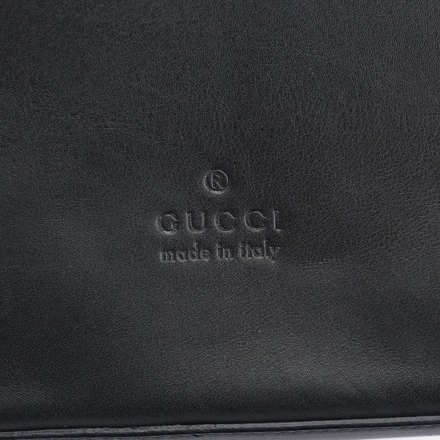 1999 Black Calfskin Ring Bag