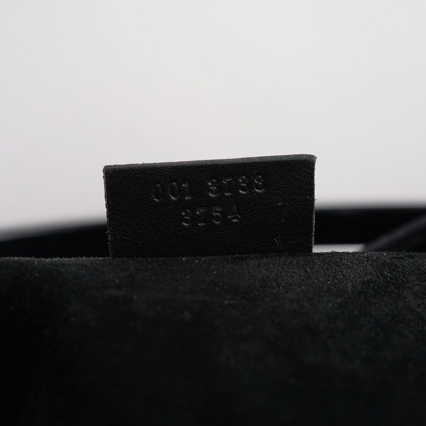 1999 Black Calfskin Ring Bag