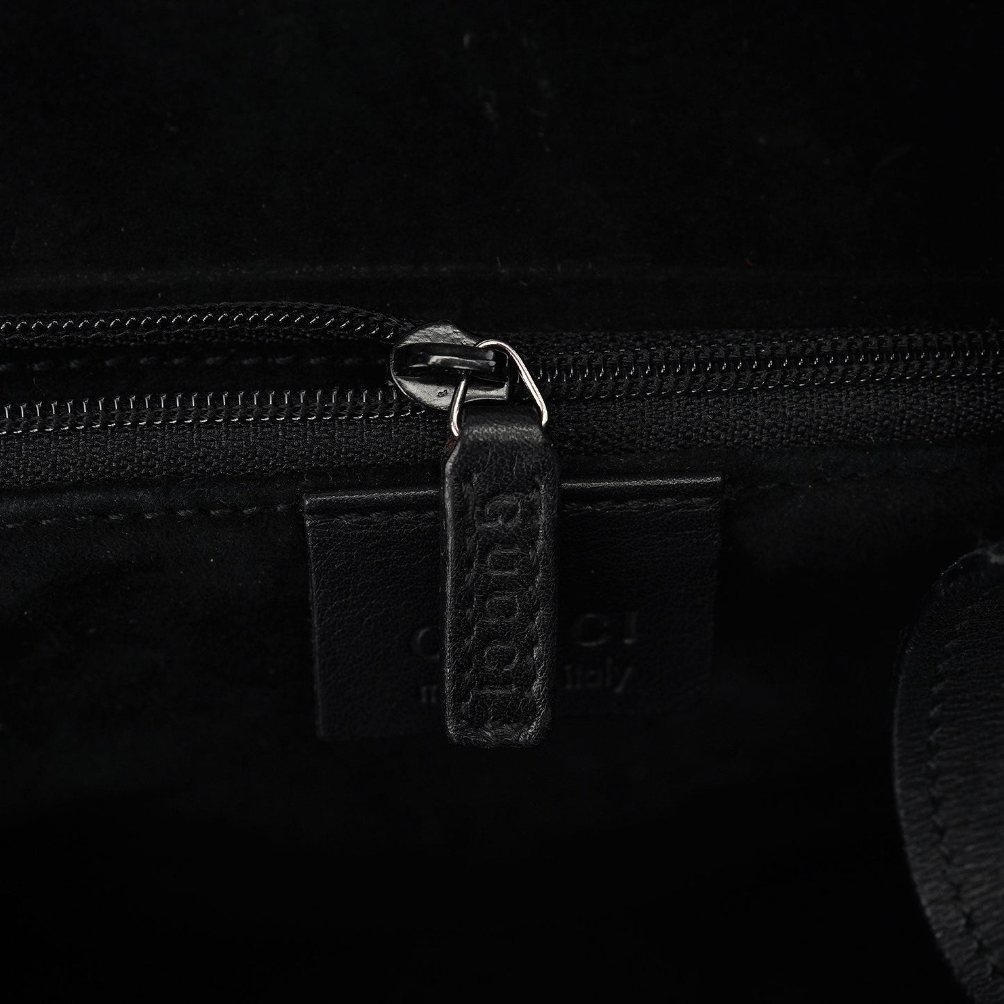 1999 Black Calfskin Ring Bag