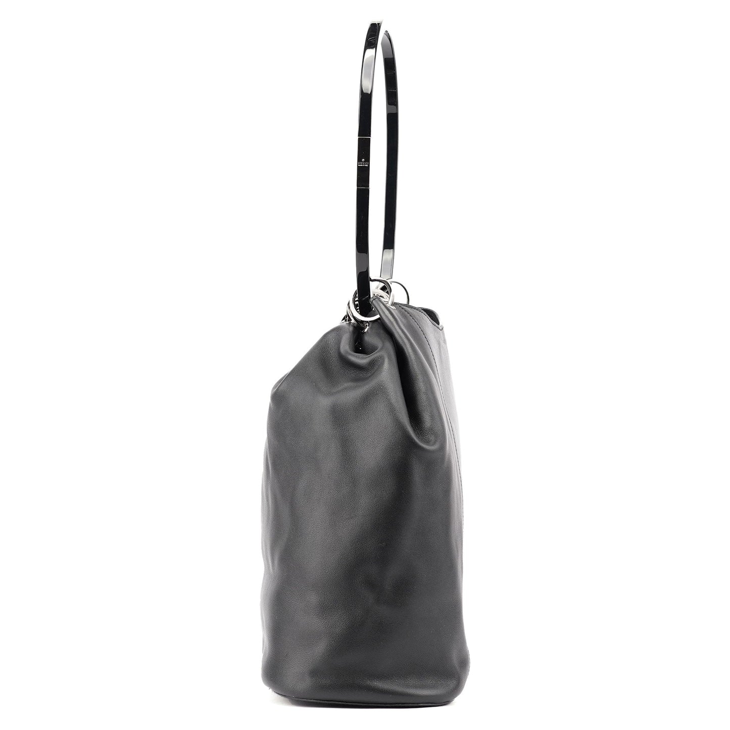 1999 Black Calfskin Ring Bag