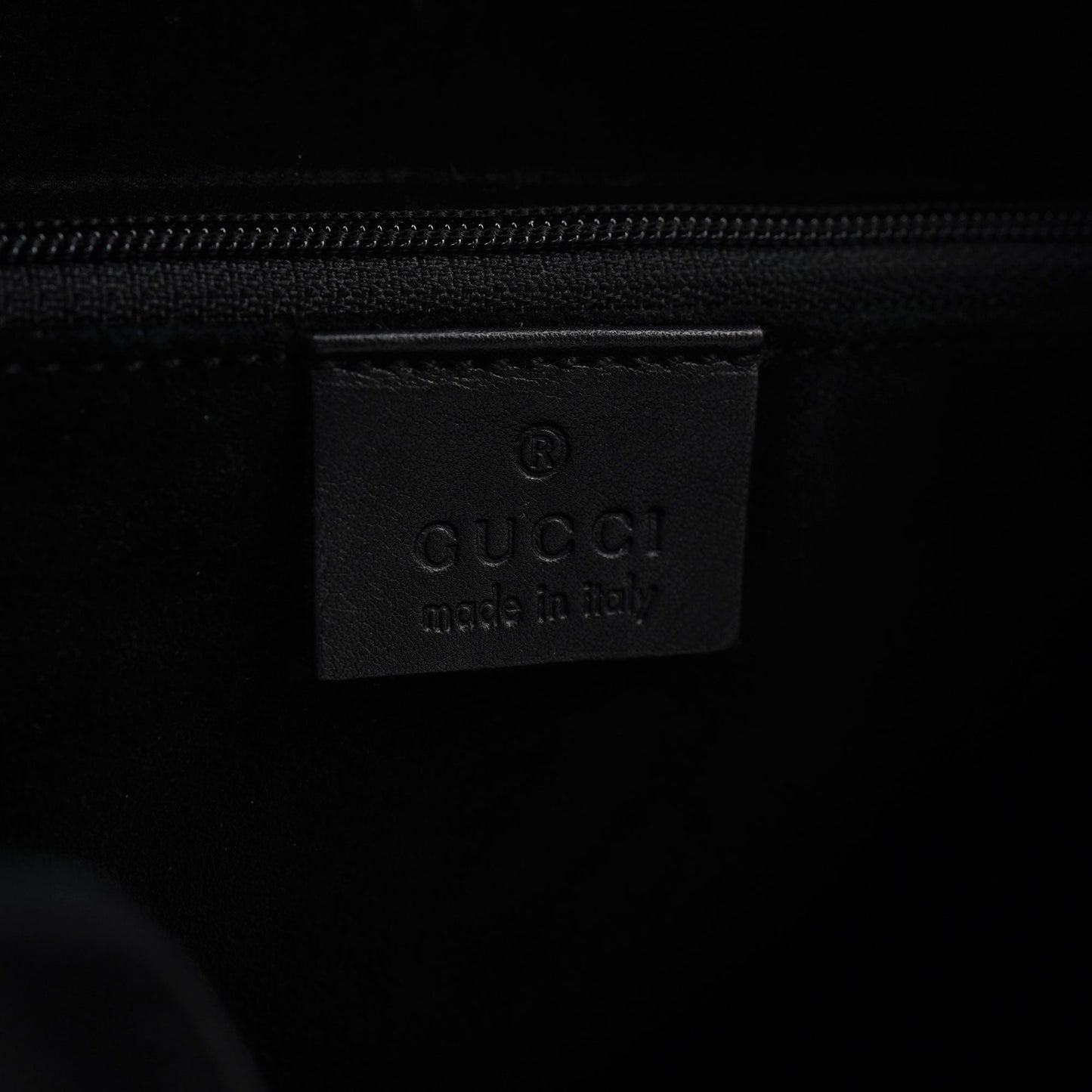 1999 Black Calfskin Ring Bag