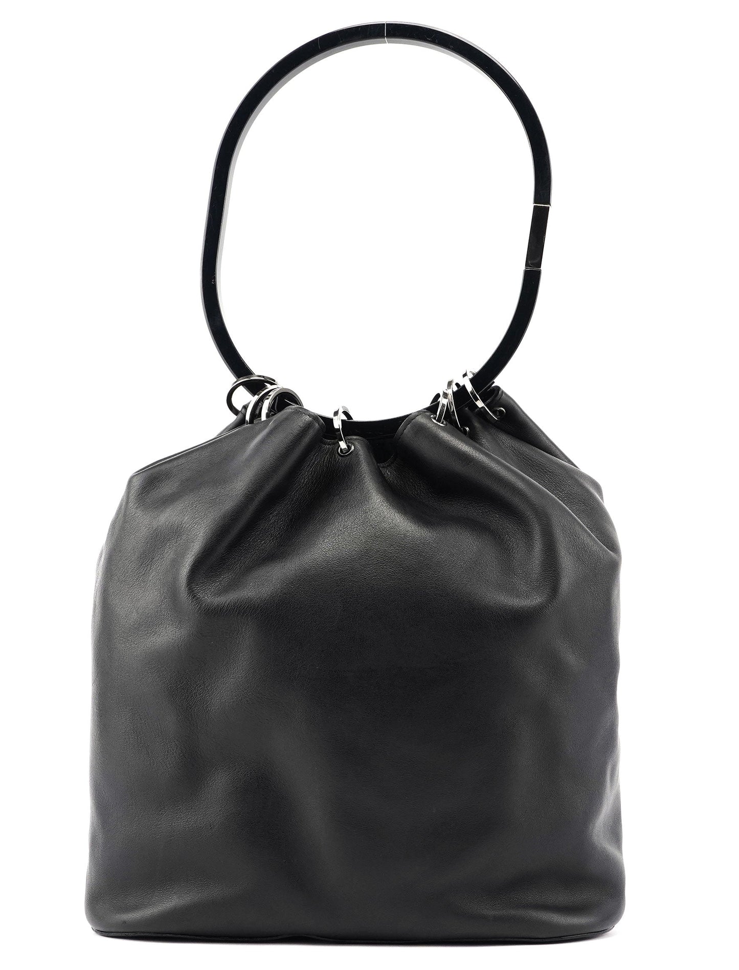 1999 Black Calfskin Ring Bag