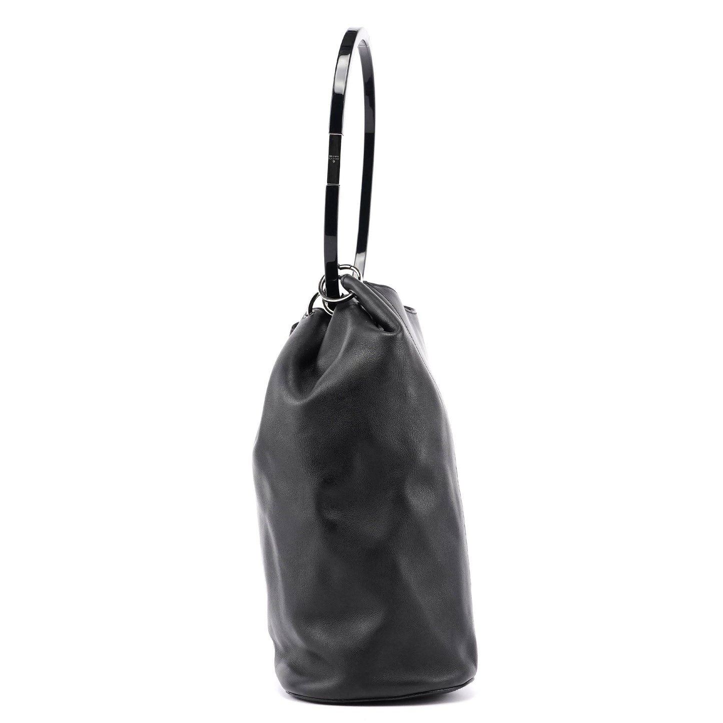 1999 Black Calfskin Ring Bag