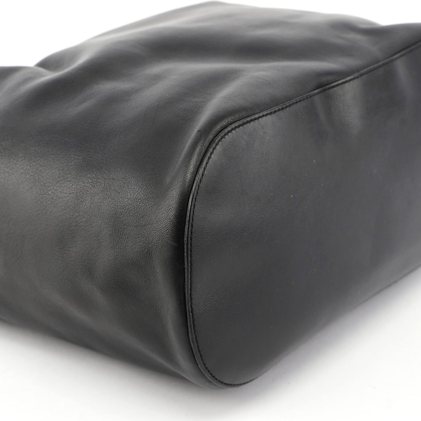 1999 Black Calfskin Ring Bag