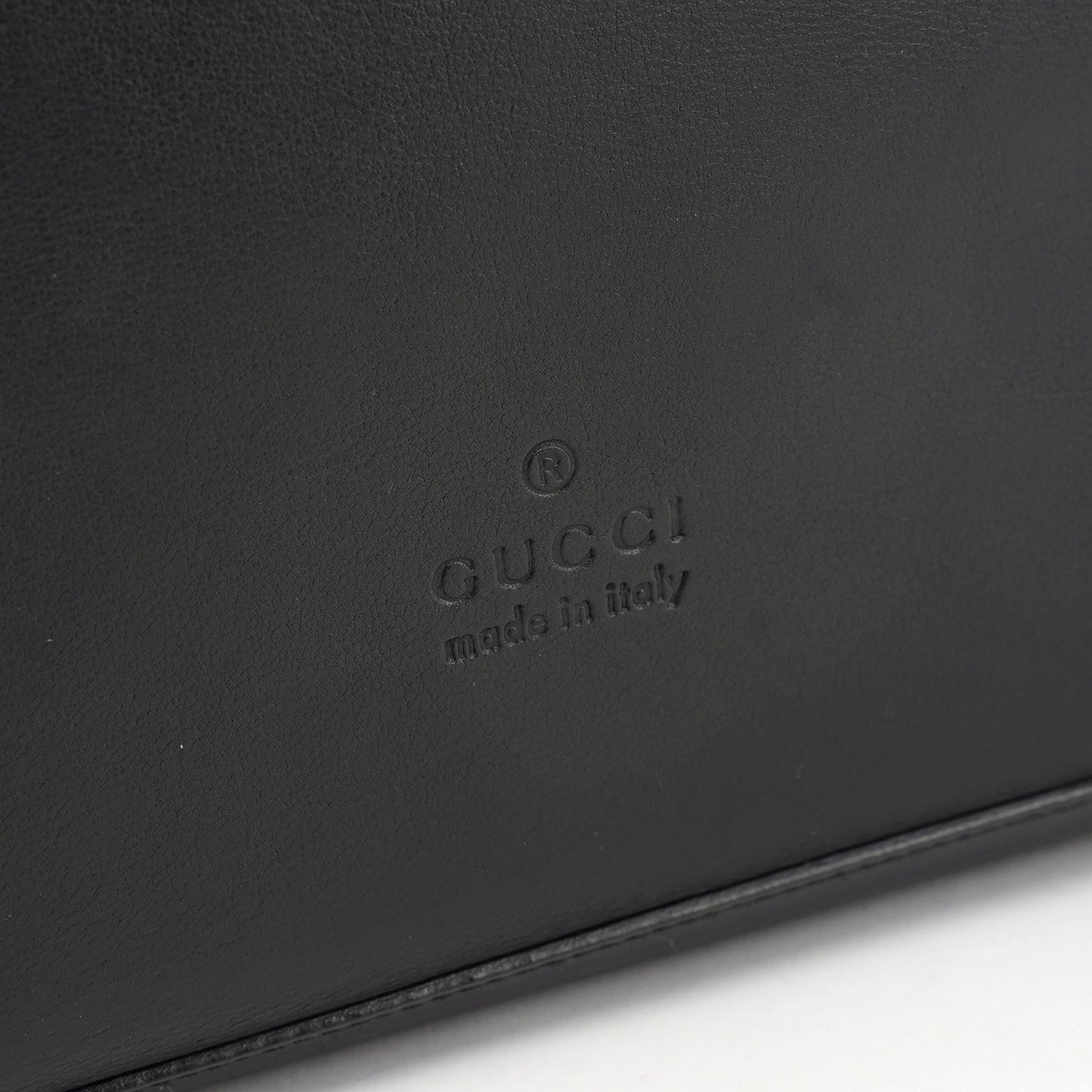 1999 Black Calfskin Ring Bag