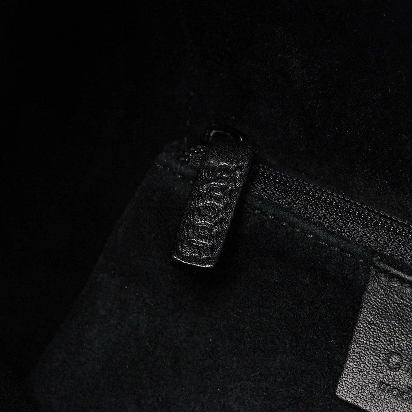 1999 Black Calfskin Ring Bag