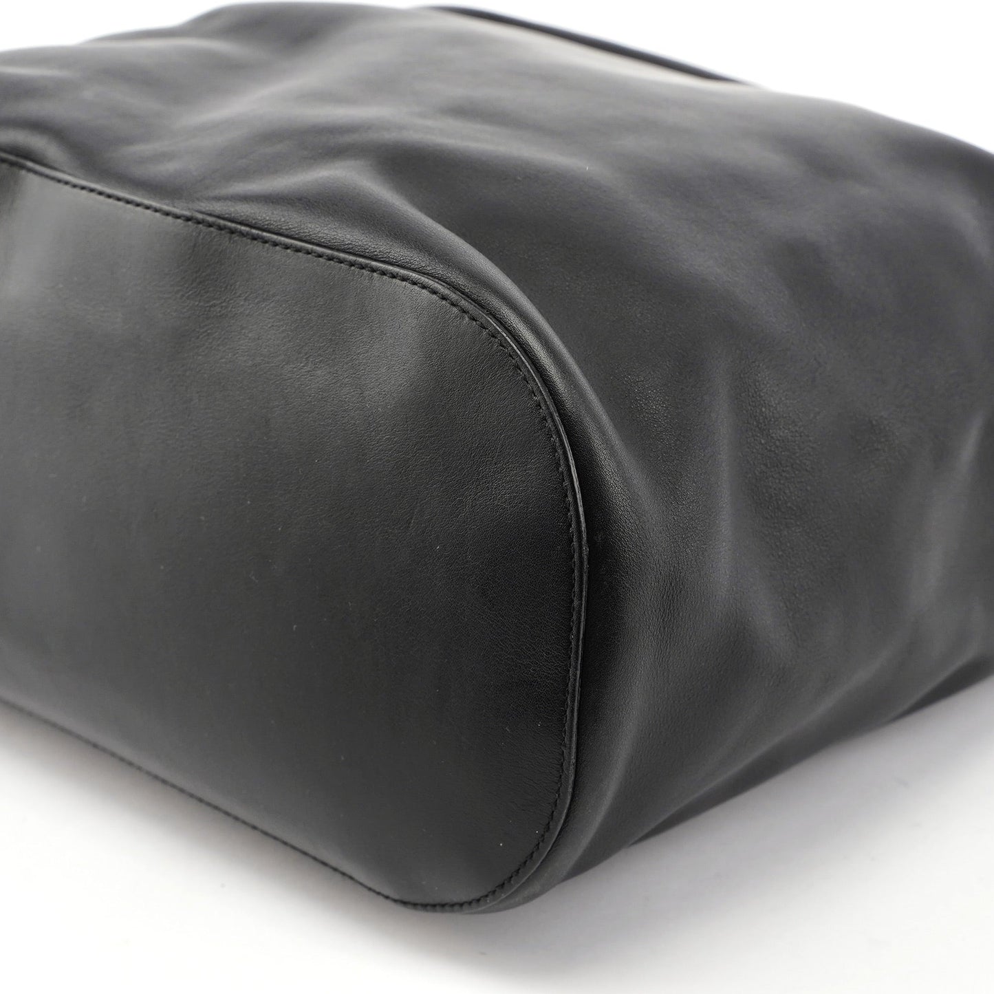 1999 Black Calfskin Ring Bag