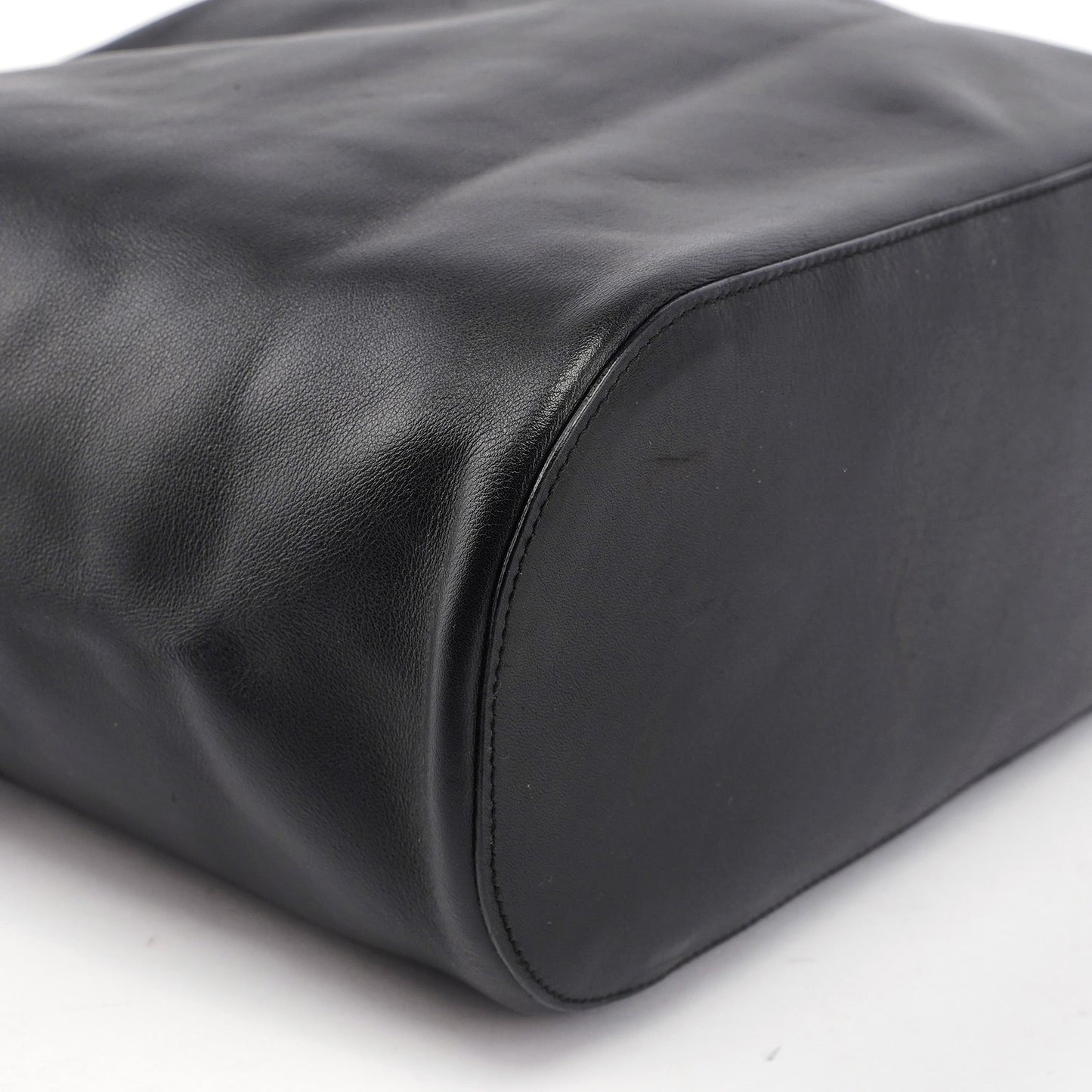 1999 Black Calfskin Ring Bag