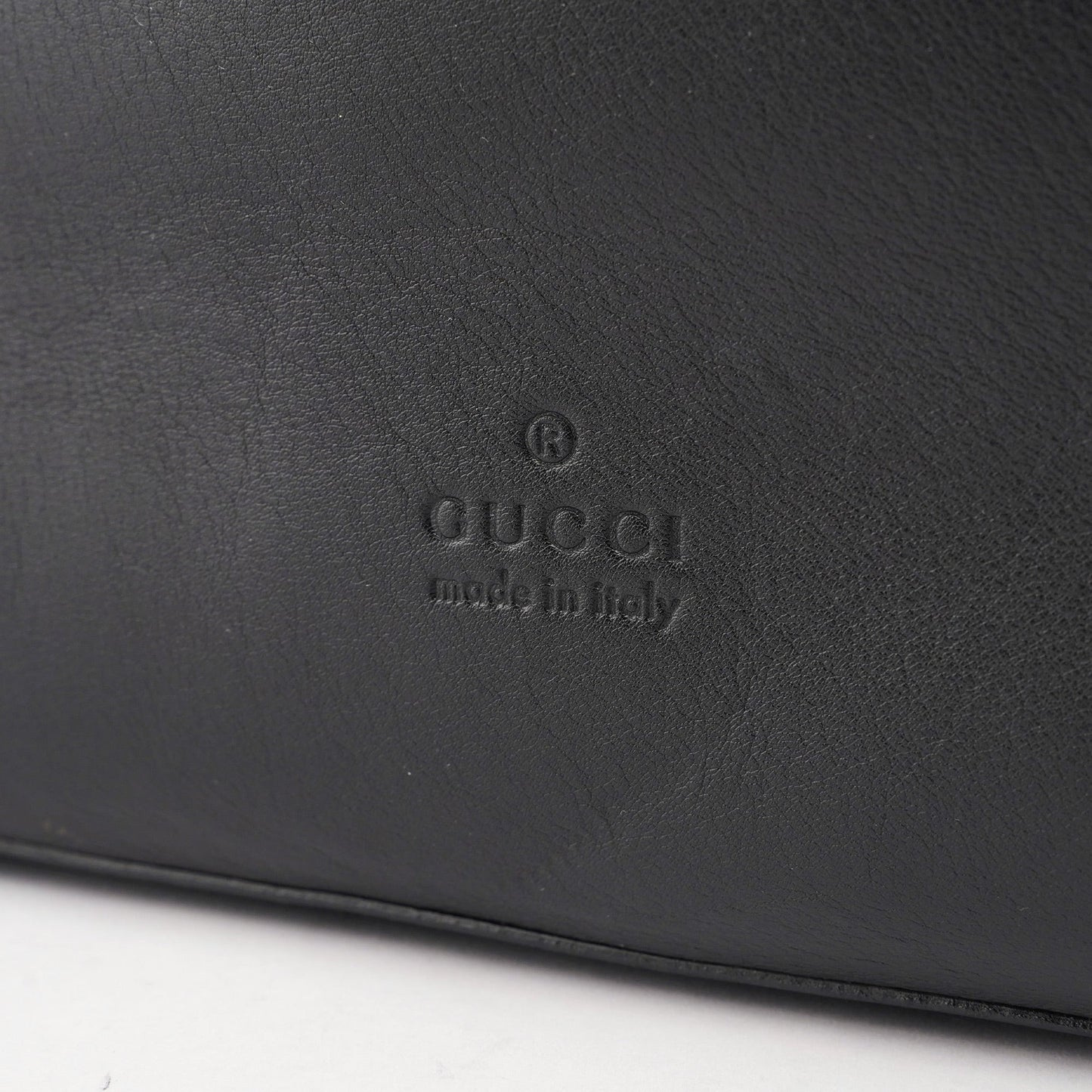 1999 Black Calfskin Ring Bag